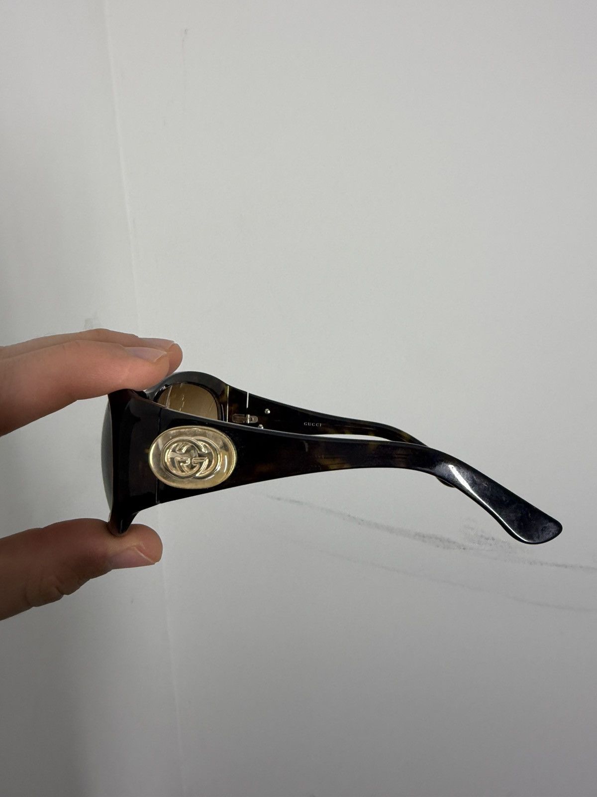 Gucci Gucci GG Logo Leopard Sunglasses Size ONE SIZE - 9 Thumbnail