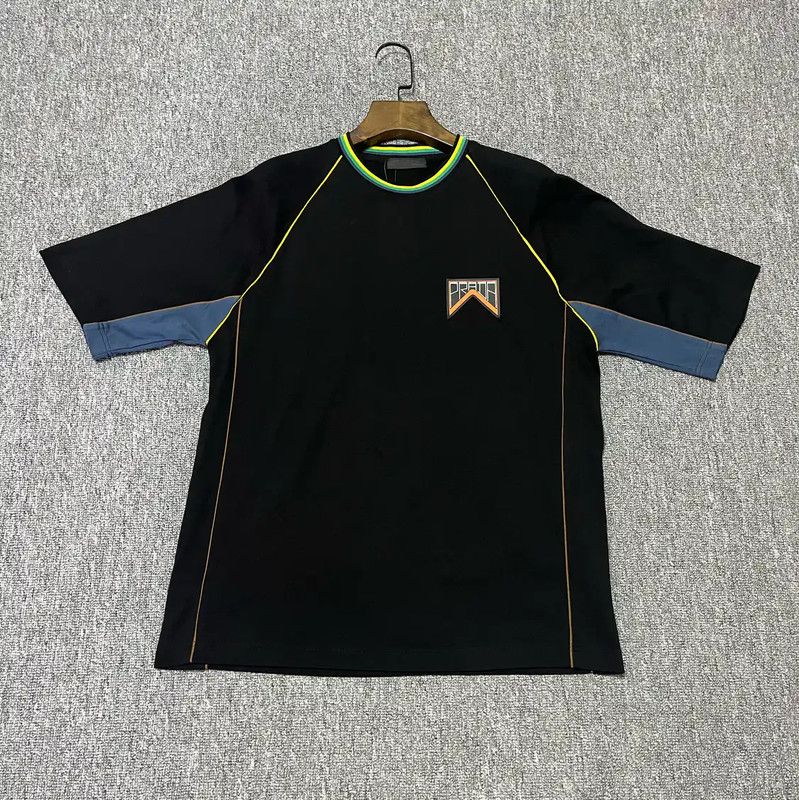 Prada Prada Men's Black Cotton T-Shirt Size US M / EU 48-50 / 2 - 1 Thumbnail