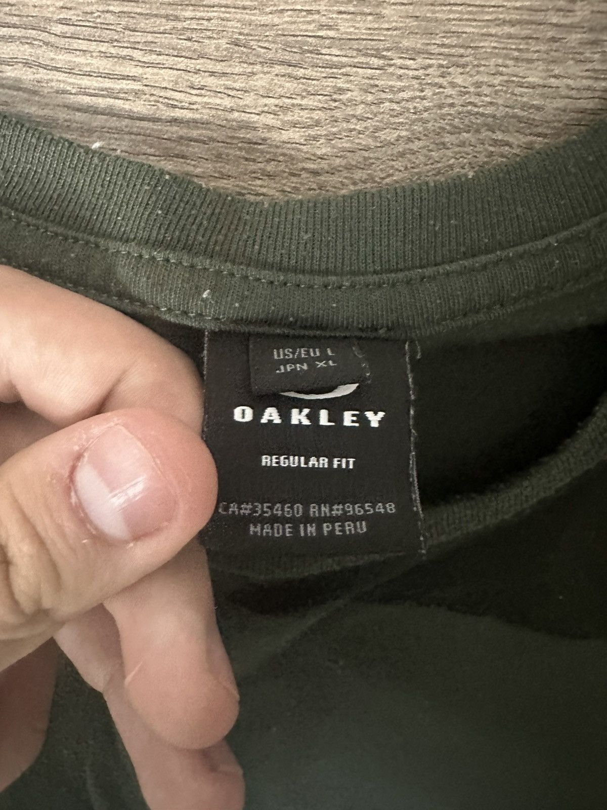 Oakley Vintage Oakley Military Style T-shirt Size US XL / EU 56 / 4 - 10 Thumbnail