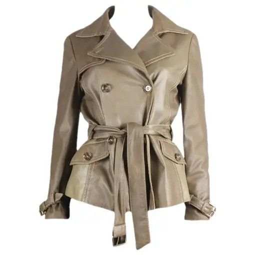 Weekend Max Mara Max Mara Weekend Vintage Leather Jacket Size M / US 6-8 / IT 42-44 - 11 Thumbnail