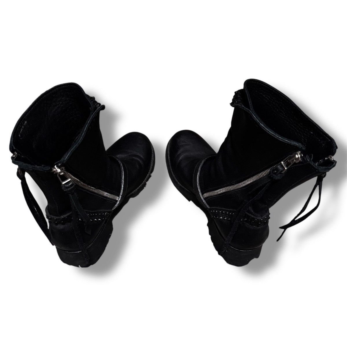 KMRii KMRii crush studded snakeskin boots Size US 7 / EU 40 - 4 Thumbnail