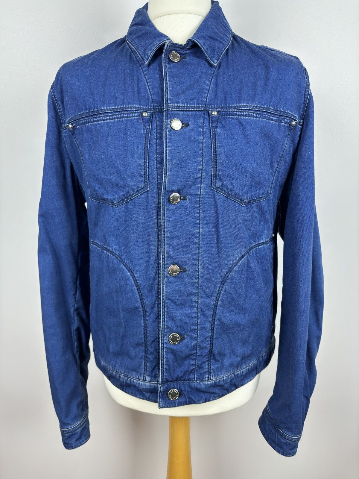 Louis Vuitton × Vintage Louis Vuitton Denim Jacket vintage Size US L / EU 52-54 / 3 - 1 Thumbnail