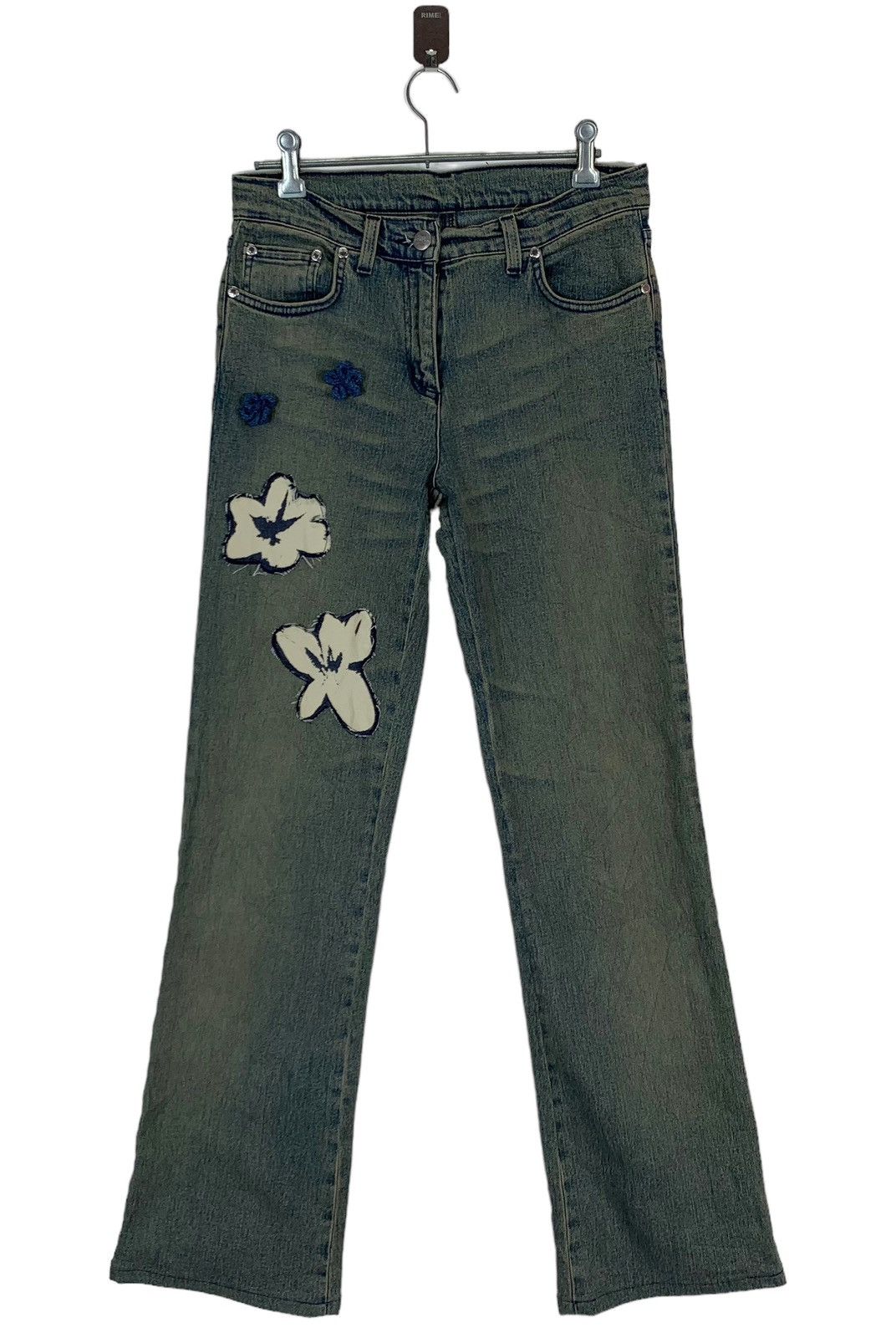 image of Vintage Iceberg History Denim Women Jeans in Brown (Size 27)