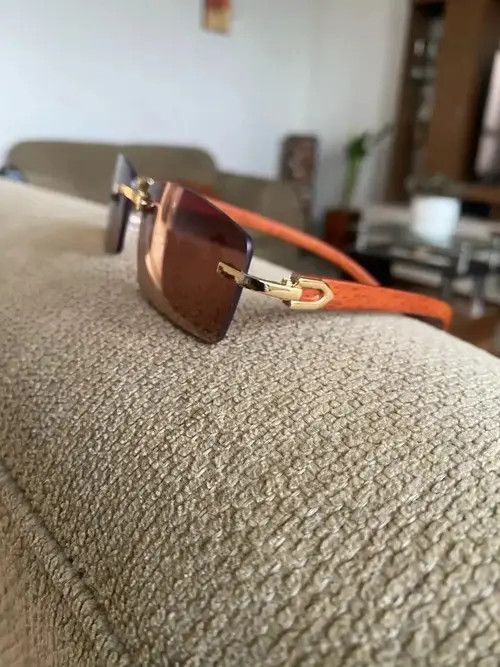 Electric Visual Rimless Square Sunglasses Size ONE SIZE - 3 Thumbnail