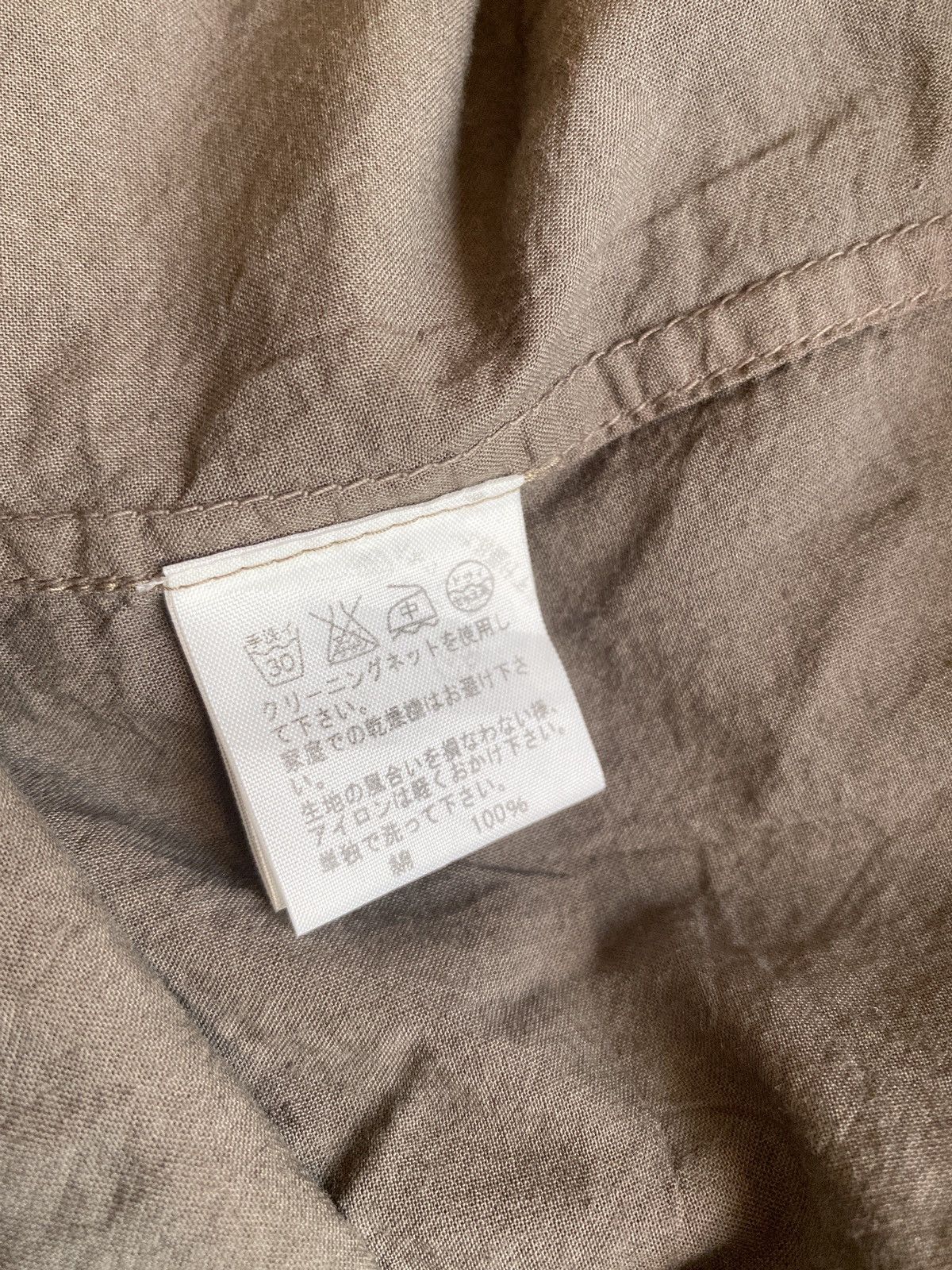 Issey Miyake Plantation Olive Grey Embroidered Fringe Shirt Size M / US 6-8 / IT 42-44 - 13 Thumbnail