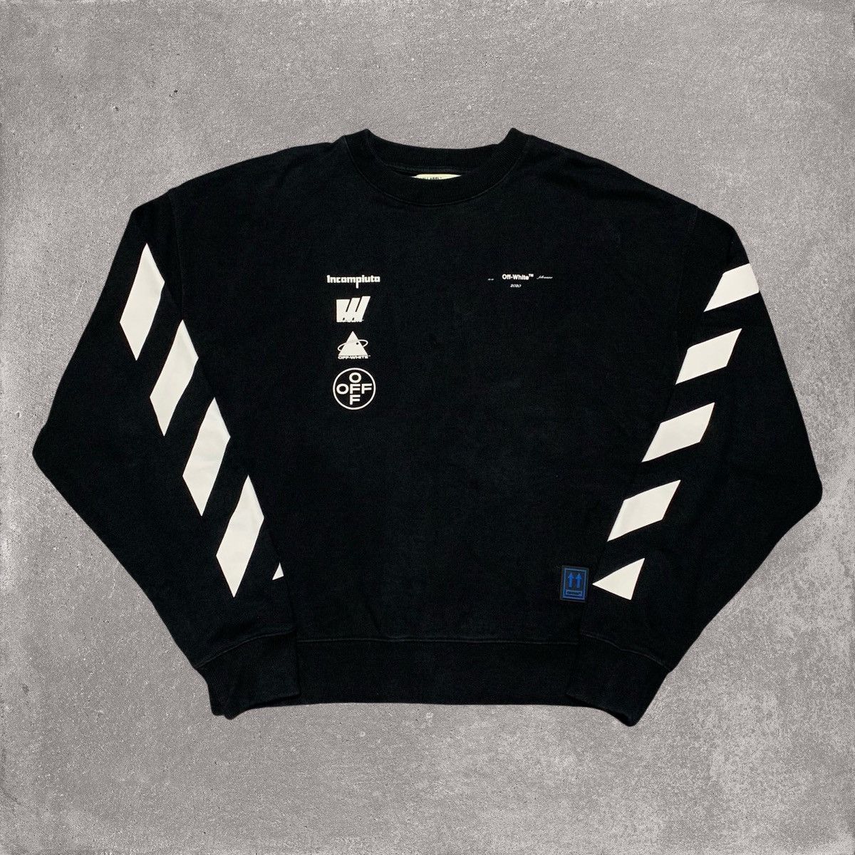 Off-White Off White Medium Mariana De Silva Black Sweatshirt Virgil Size US M / EU 48-50 / 2 - 2 Thumbnail