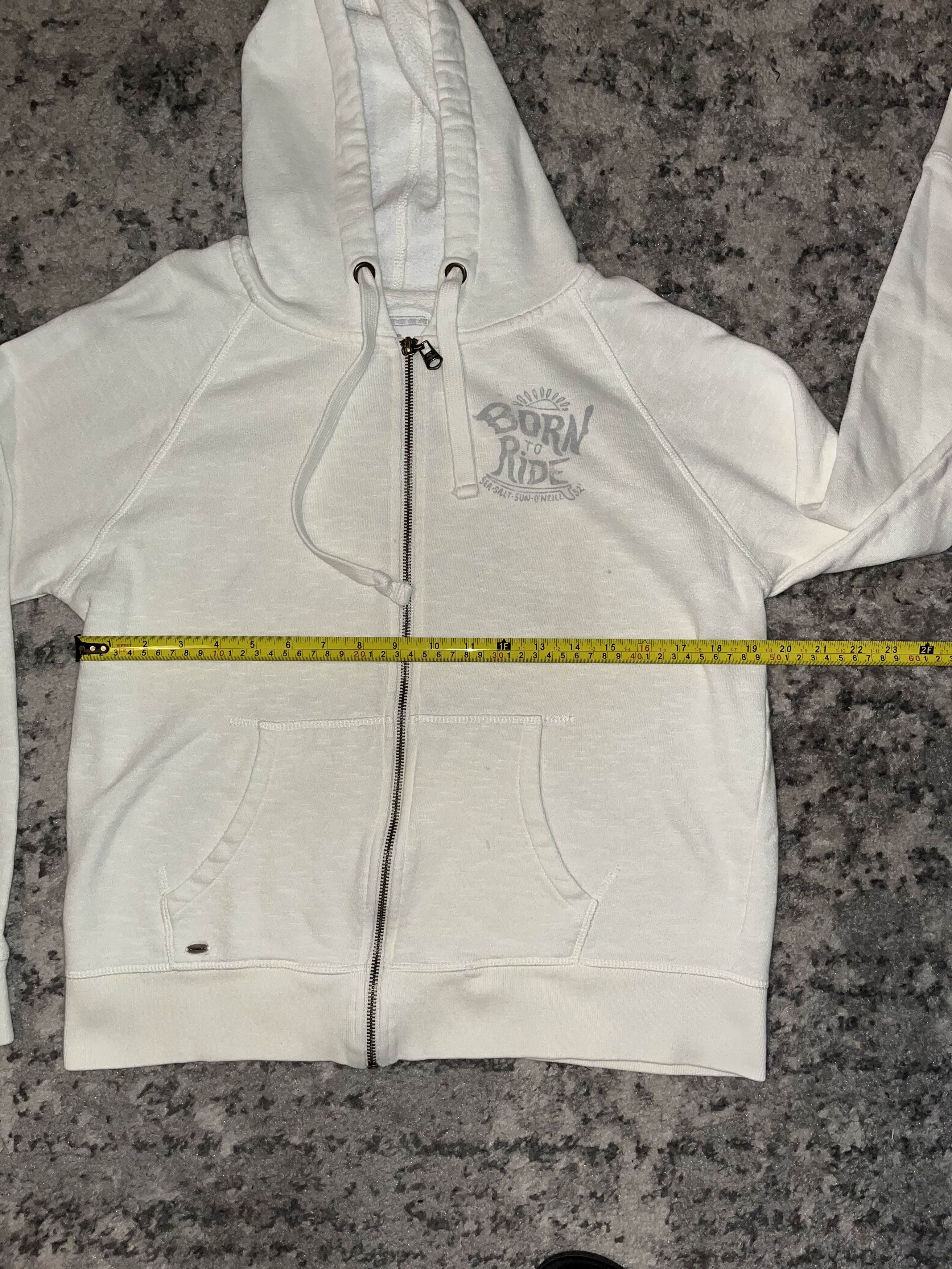 O'Neill Y2K O'Neil Born To Ride Zip Up Sweater Size L / US 10 / IT 46 - 6 Thumbnail