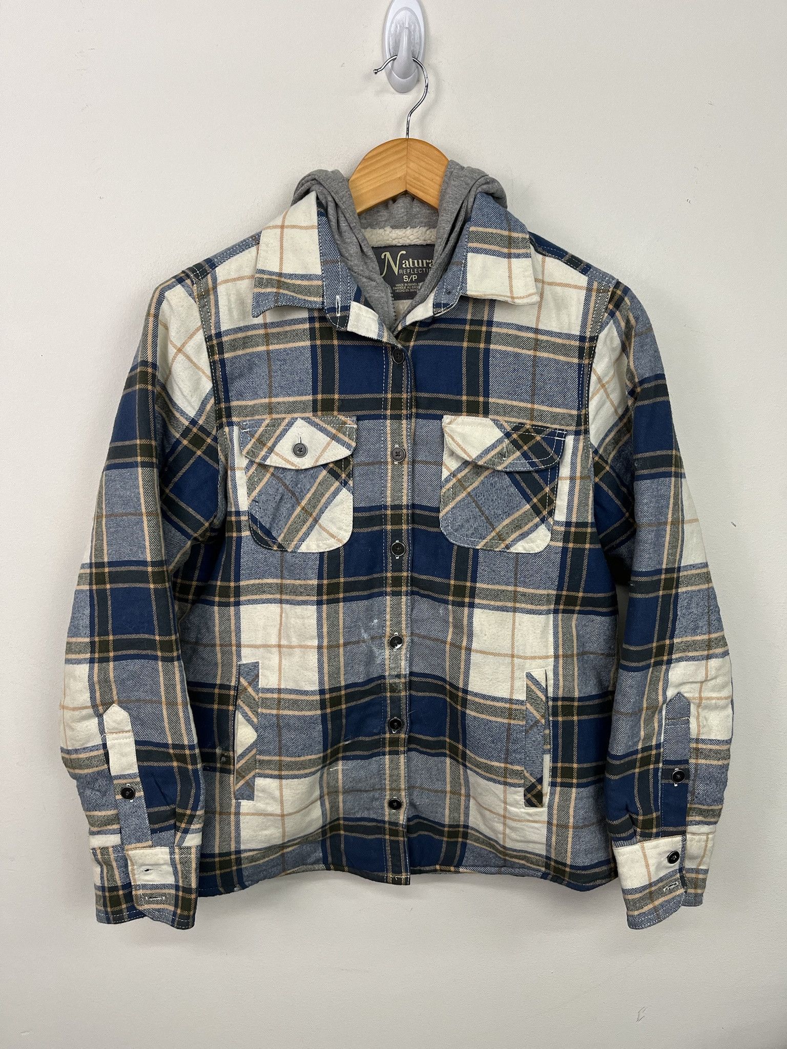Flannel × Vintage Vintage Fleece LIned Flannel Jacket Size S Size US S / EU 44-46 / 1 - 1 Thumbnail