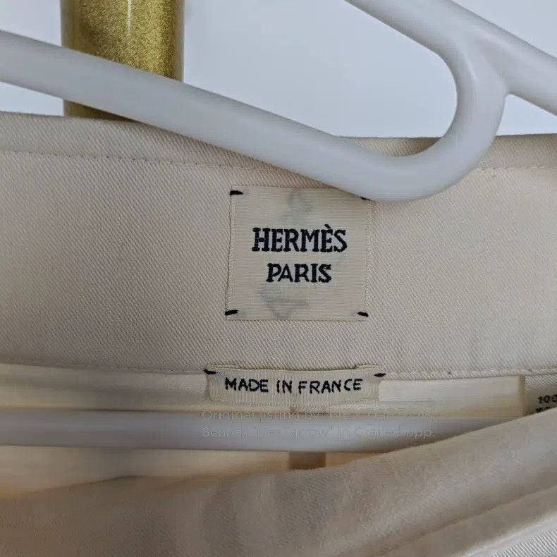 Hermes Hermes Off-white skirt with zipper design at the waist Size 25" / US 0 / IT 36 - 4 Thumbnail