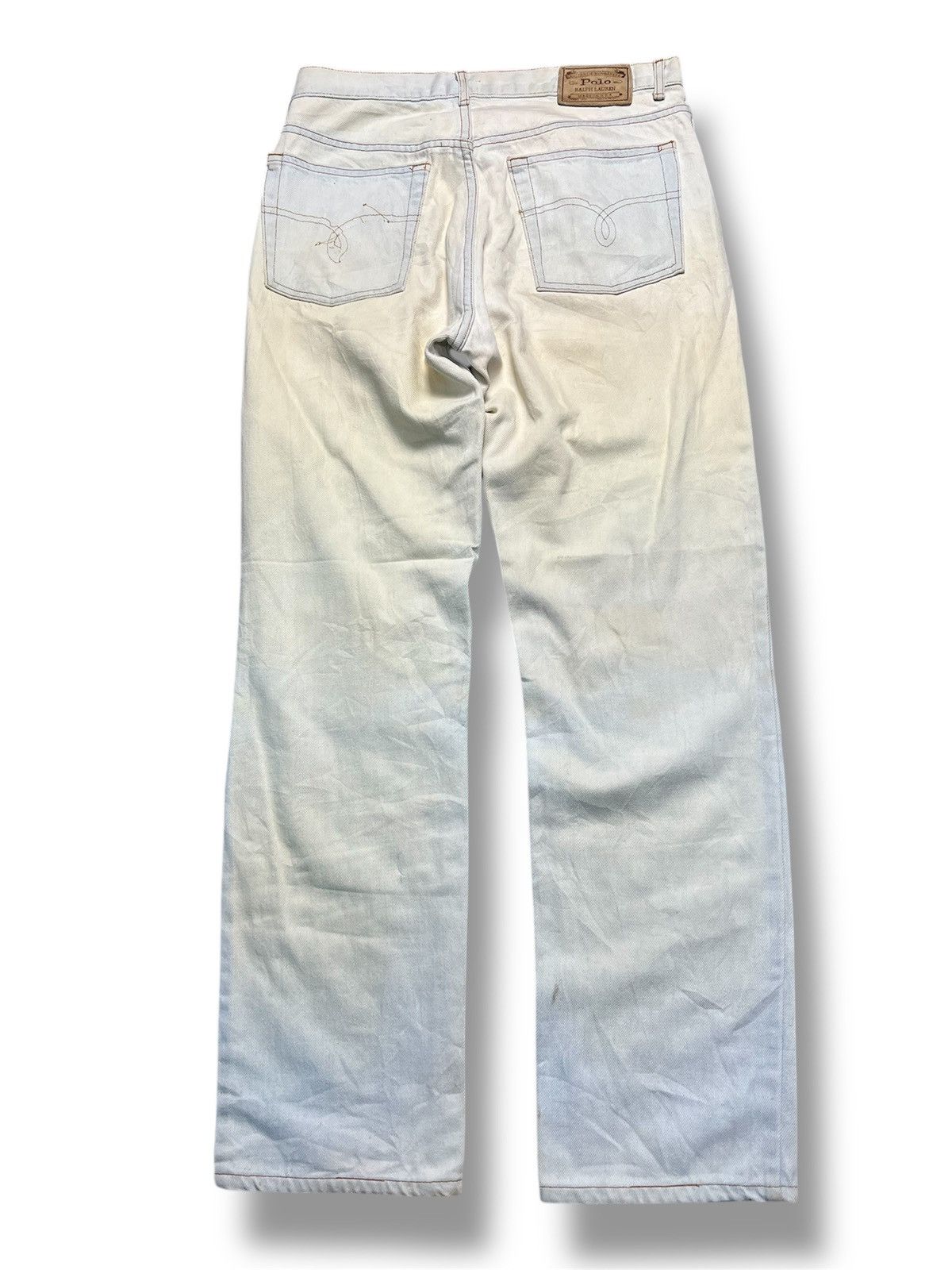 Polo Ralph Lauren Polo Ralph Lauren Denim Jeans Made in USA 90s Style (43) Size US 31 - 2 Thumbnail