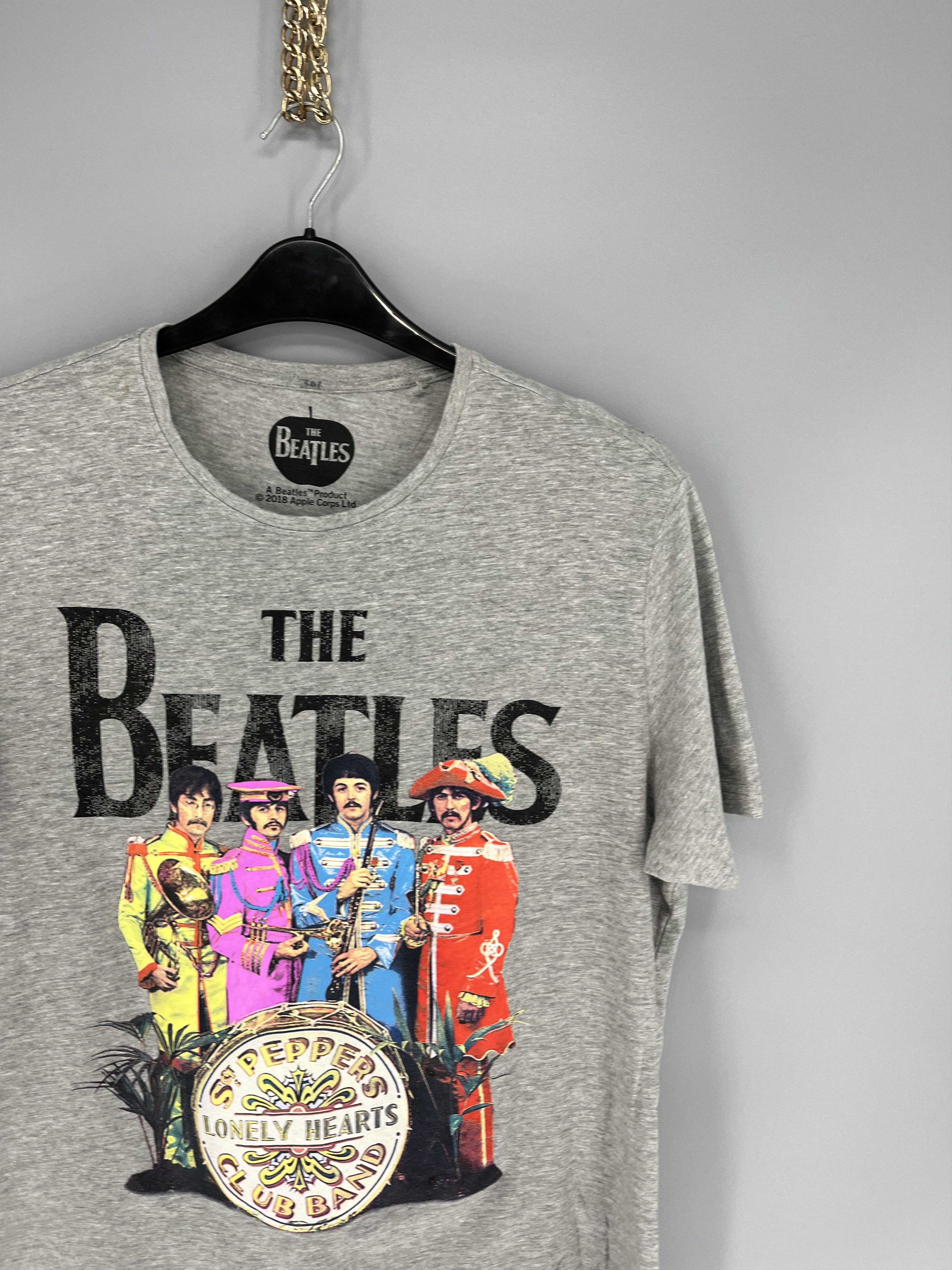 Band Tees Vintage Y2K The Beatles Submarine Thrashed Rock Streetwear Size US L / EU 52-54 / 3 - 5 Thumbnail