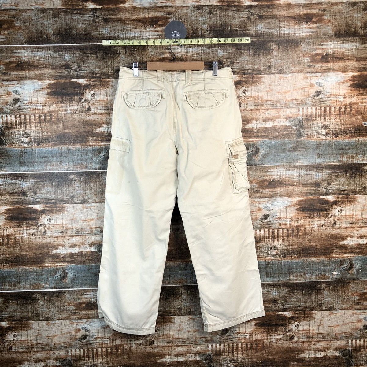 Arizona Jean Co. DL AriZona Jeanco. White Cargo Multipocket Pants #C641 Size US 31 - 14 Thumbnail