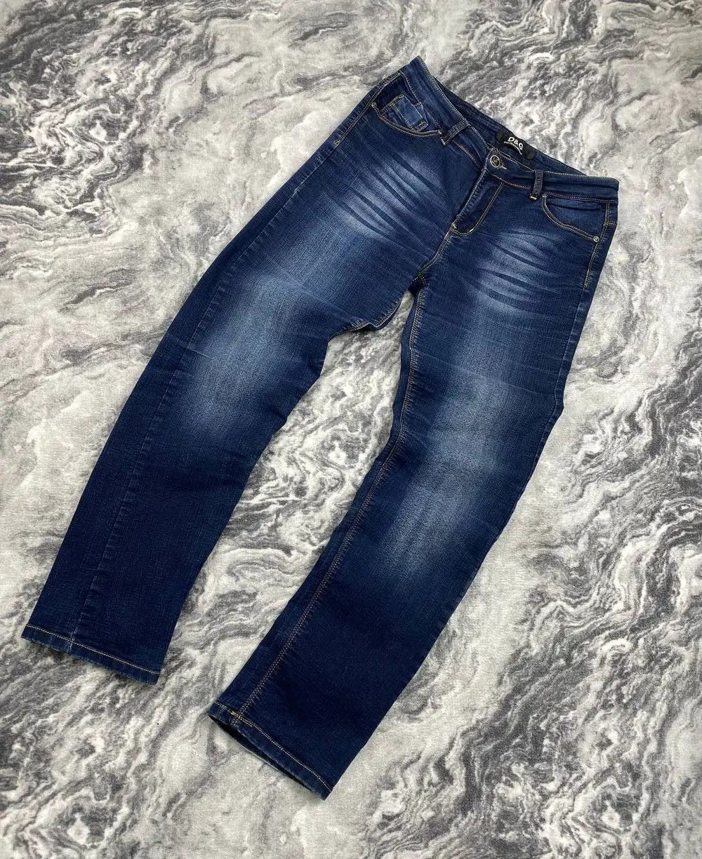 Dolce & Gabbana Vintage Dolce Gabbana Mini Logo Denim Jeans Baggy 90s Size US 33 - 2 Thumbnail