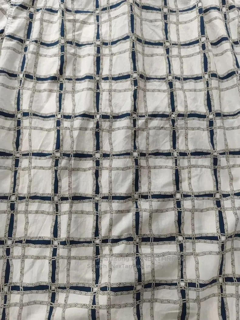Louis Vuitton LV Men's White Chain Print Shirt. Size US M / EU 48-50 / 2 - 3 Thumbnail