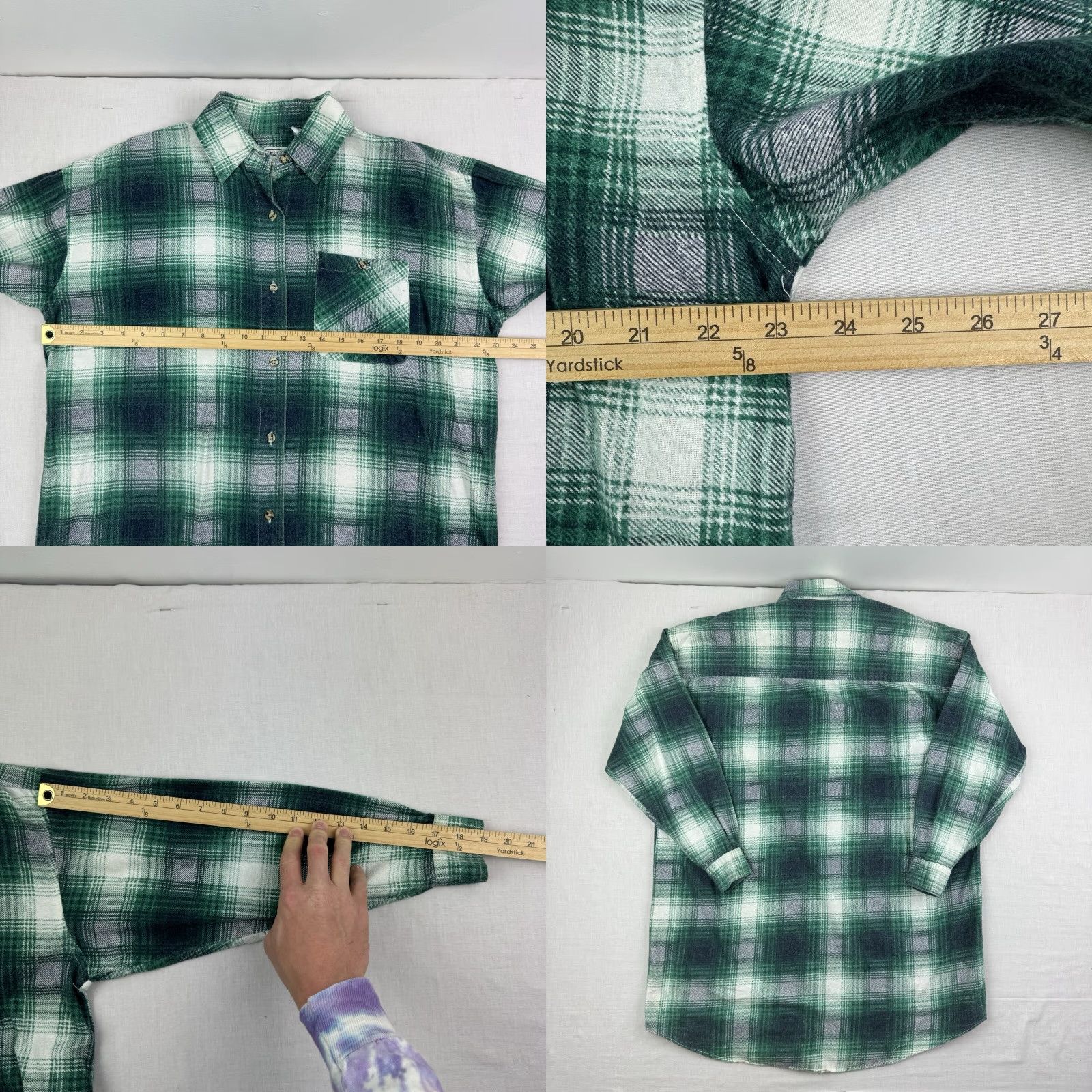 Vintage VINTAGE Kiss Club Collection Shirt Adult Large Green Plaid Flannel Y2K Outdoor Classic Womens Size L / US 10 / IT 46 - 8 Thumbnail
