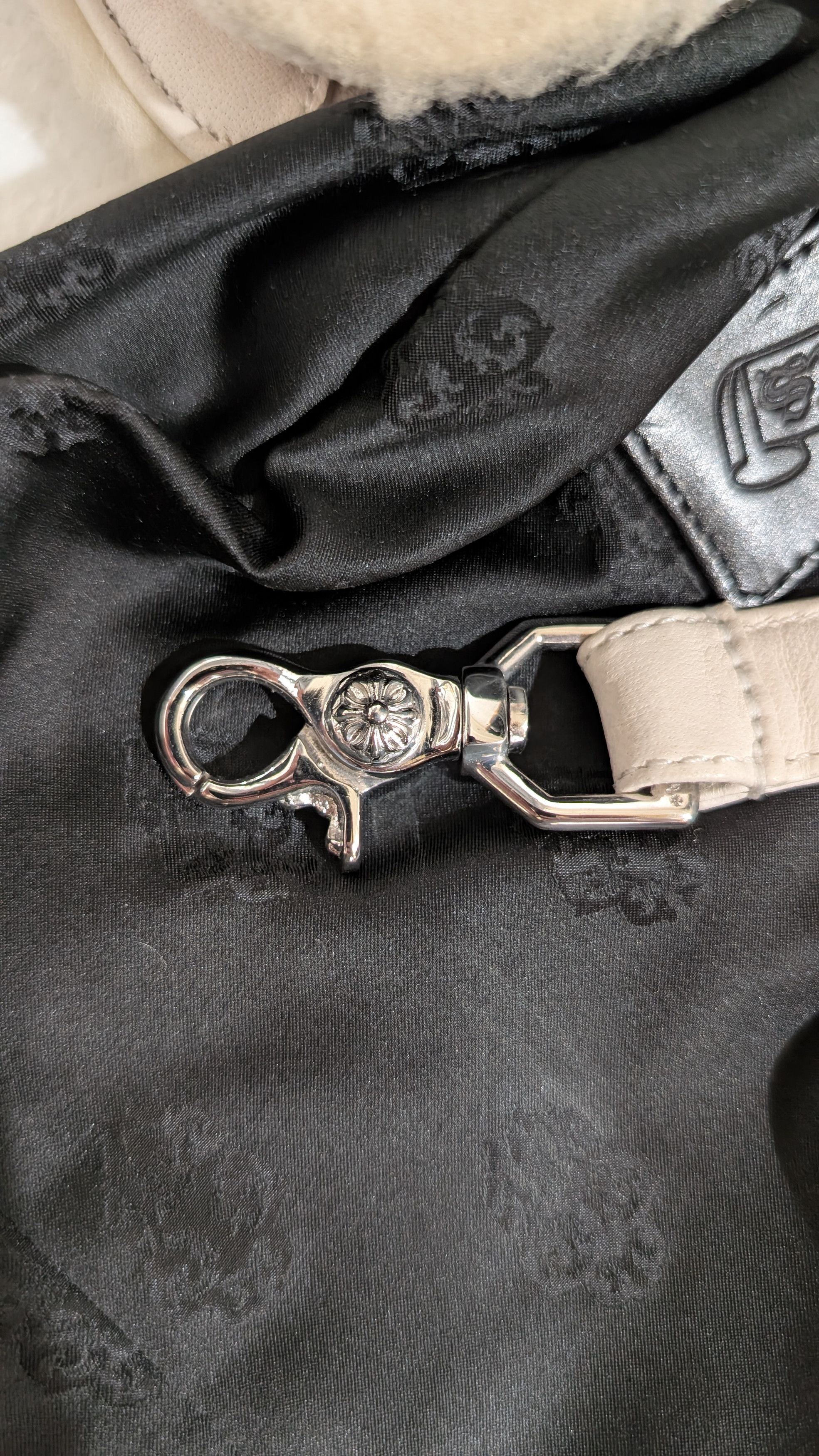 Chrome Hearts Chrome Hearts “Grow Up” Shearling Handbag Cream 2025 SOLD Size ONE SIZE - 14 Thumbnail