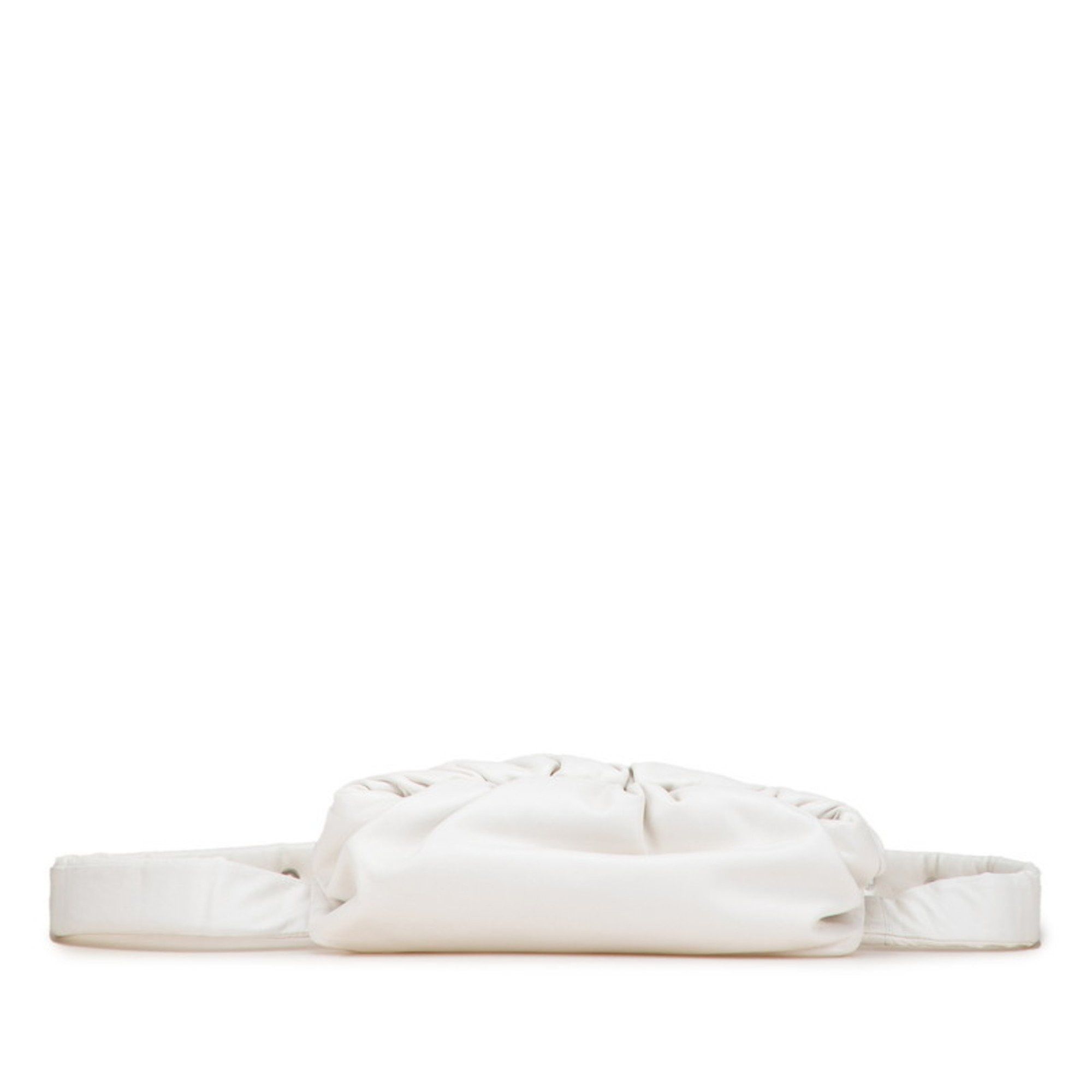 Bottega Veneta The Body Pouch a body bag or waist in white leather for women.