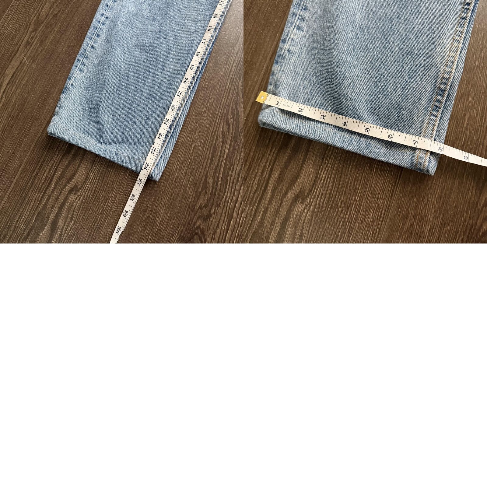 Levi's VINTAGE Levi's 501 Jeans USA Denim Light Wash Regular Straight Blue Mens 32x26.5 Size US 32 / EU 48 - 8 Thumbnail