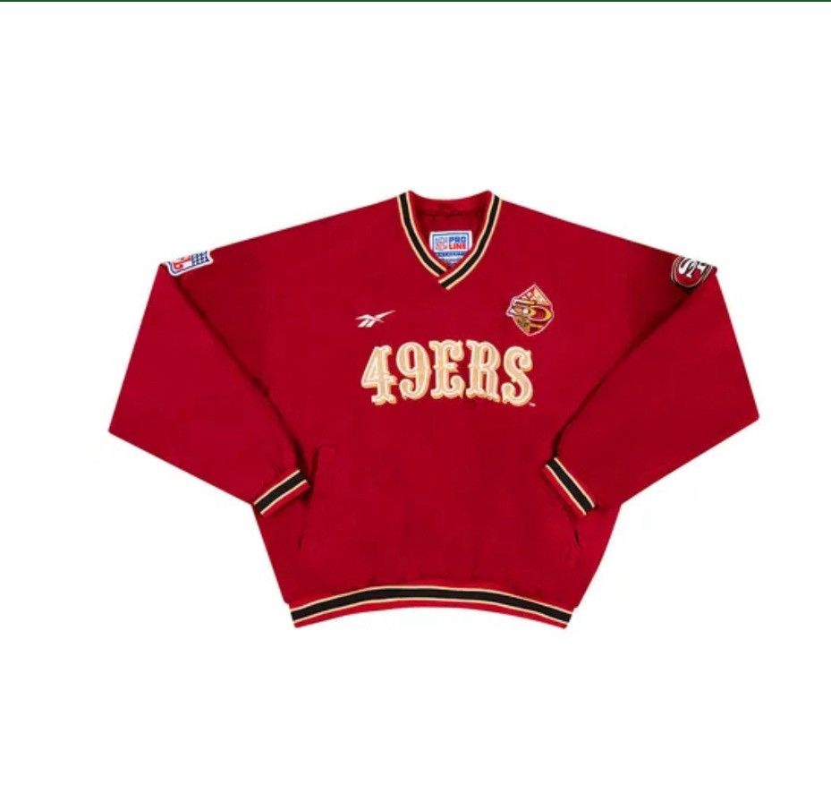 Reebok Vintage 90s Reebok San Francisco 49ers Pullover Windbreaker Size US XXL / EU 58 / 5 - 1 Thumbnail