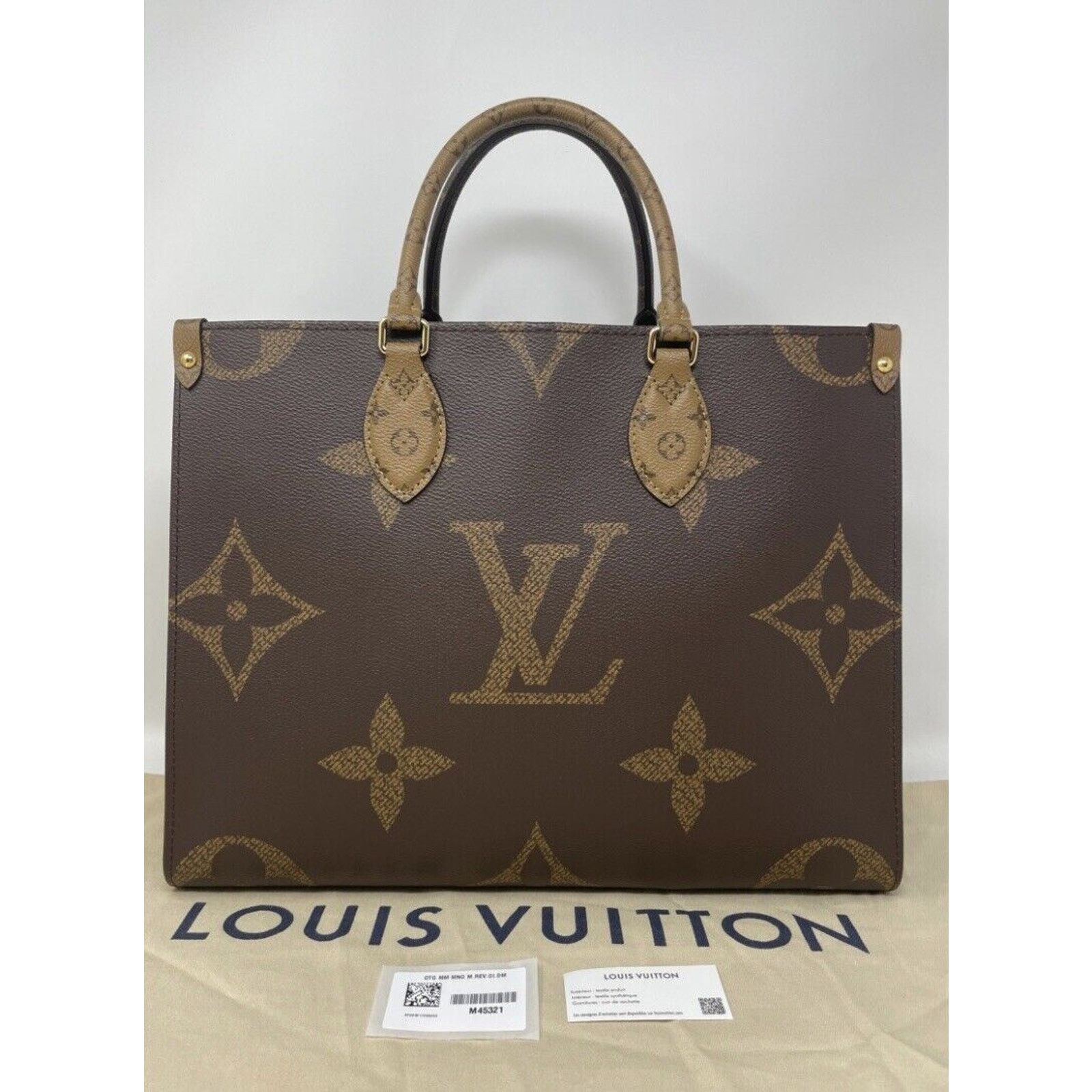 Louis Vuitton Louis Vuitton ONTHEGO MM Monogram Reverse Bag Size ONE SIZE - 5 Thumbnail