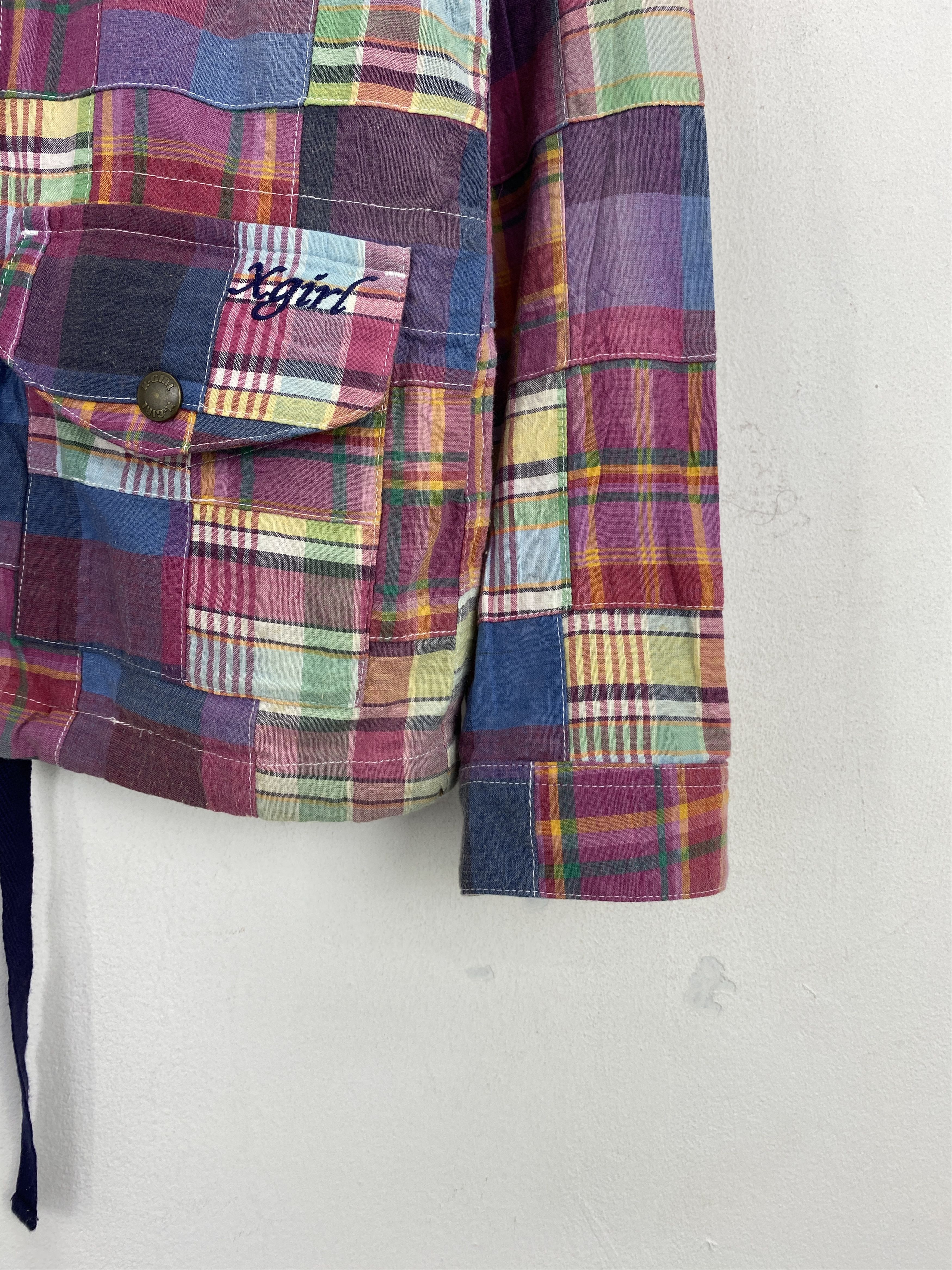 Vintage Vintage Japanese Brand X-Girl Patchwork Jacket J1889 Size US S / EU 44-46 / 1 - 11 Thumbnail