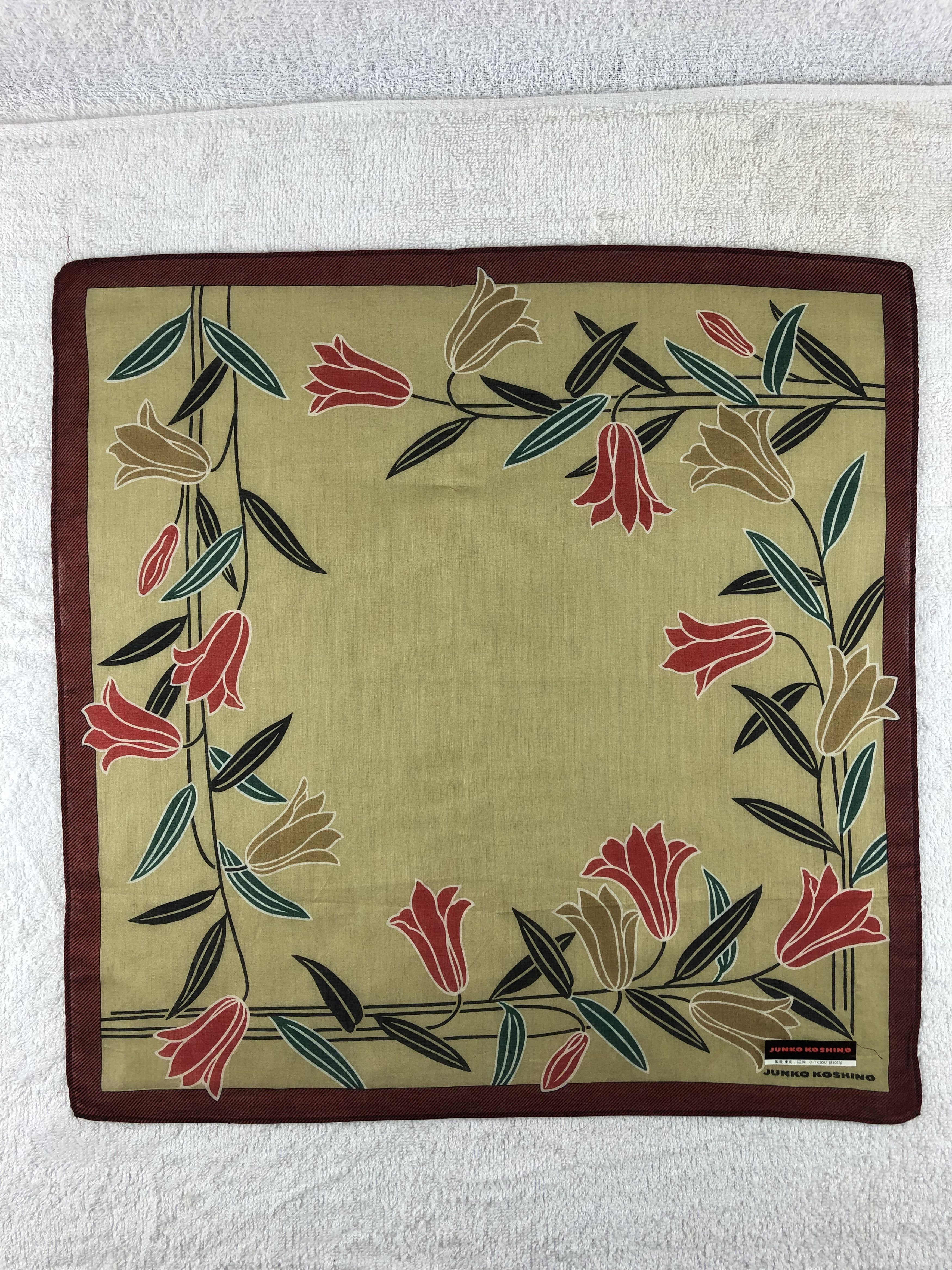 Mr. Junko Junko Koshino Handkerchief / Bandana / Neckerchief Size ONE SIZE - 3 Thumbnail