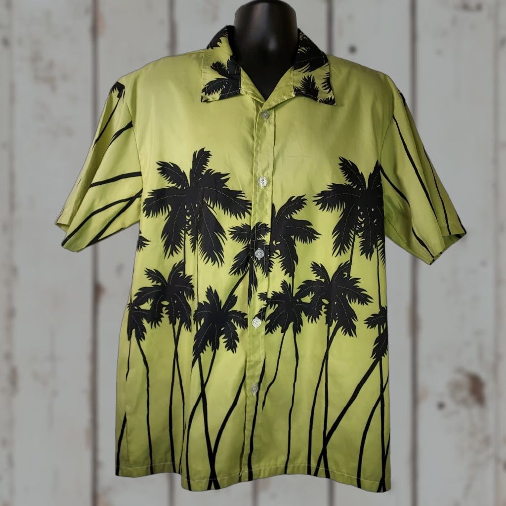 Vintage ALiber Soul Shirt Mens L Short Sleeve Palm Tree Black Green Hawaii Beach Shirt Mens L Short Sleeve Palm Tree Black Green Hawaii Beach Size US L / EU 52-54 / 3 - 1 Thumbnail