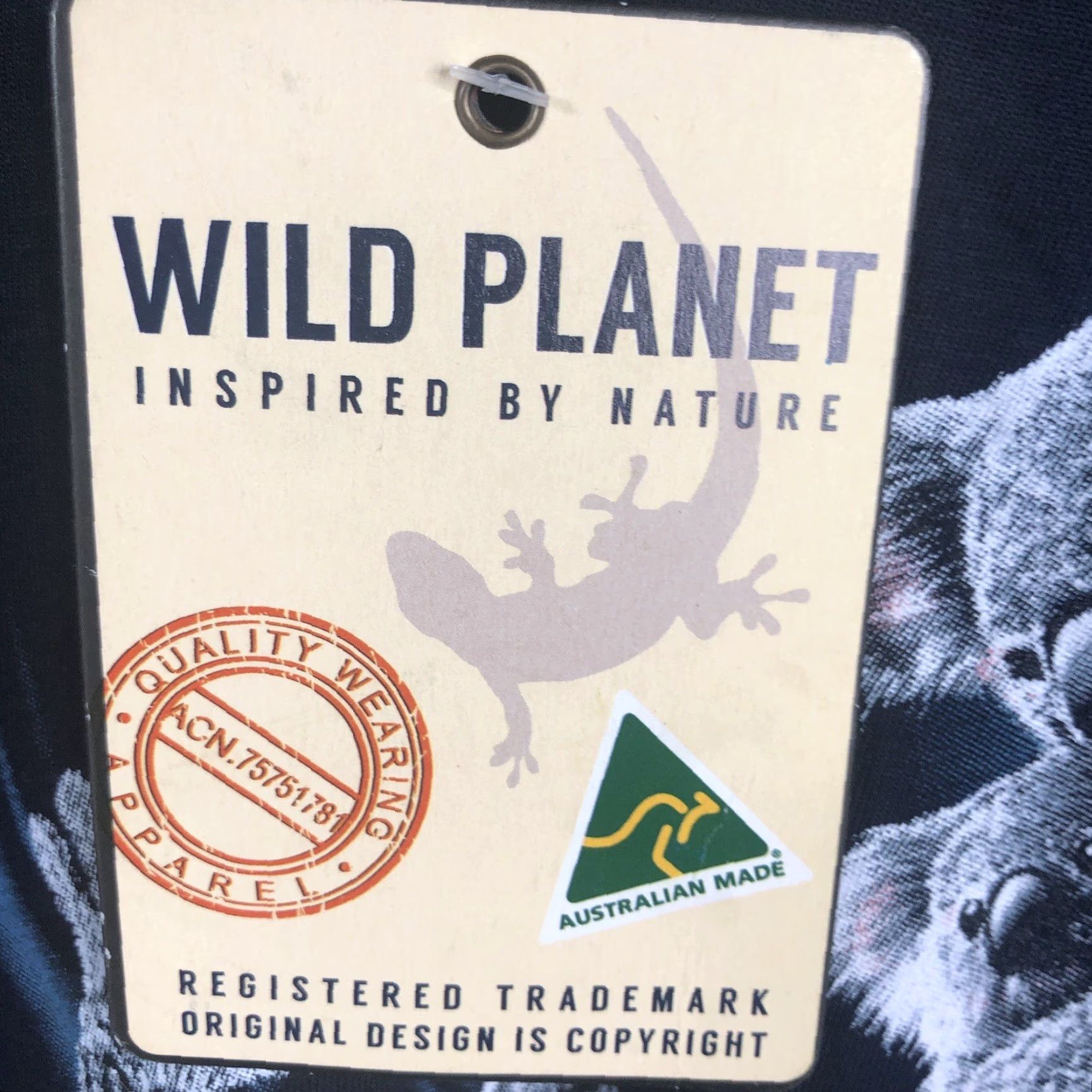 Vintage Wild Planet Top Womens Small Black White Koala Australia Nature Art To Wear NEW Size S / US 4 / IT 40 - 7 Thumbnail