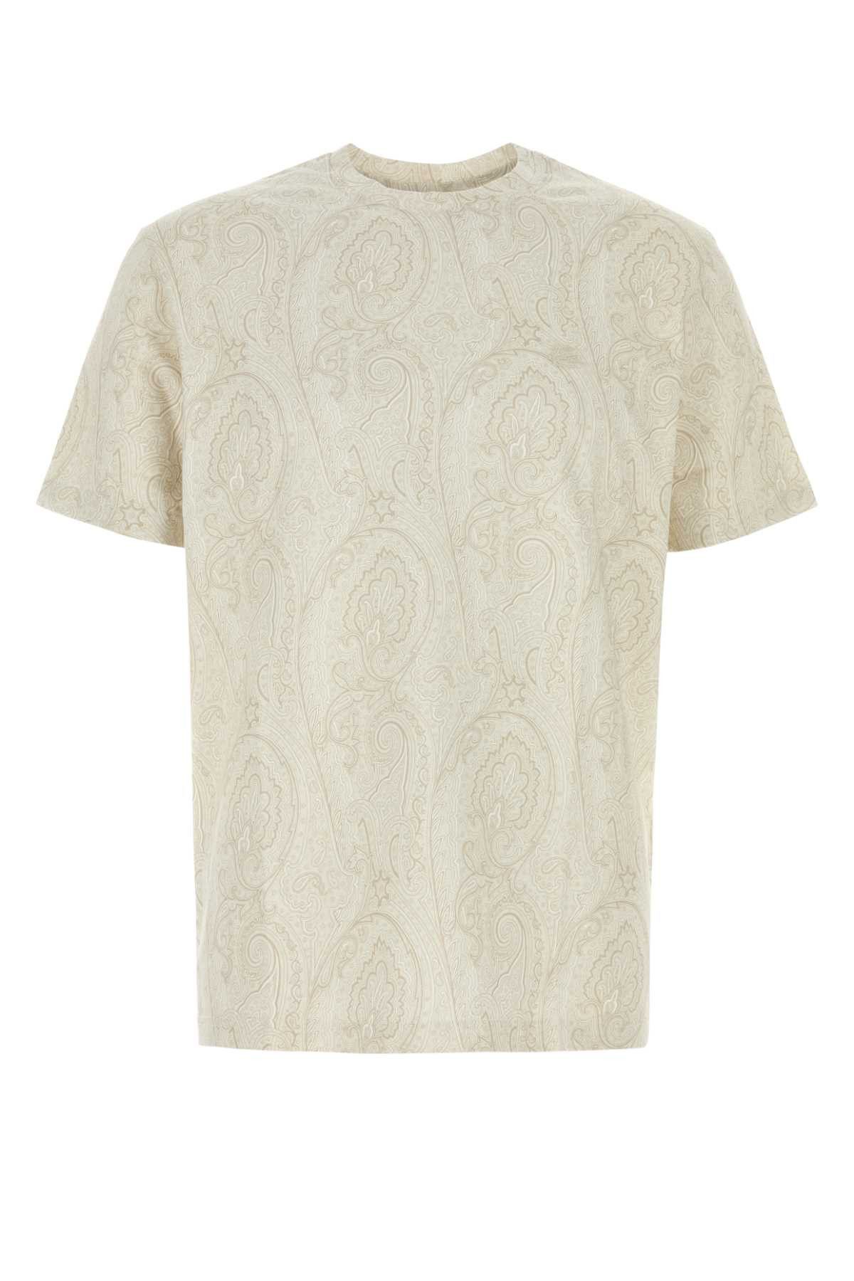 Etro Printed Cotton T-Shirt Size US XL / EU 56 / 4 - 1 Thumbnail