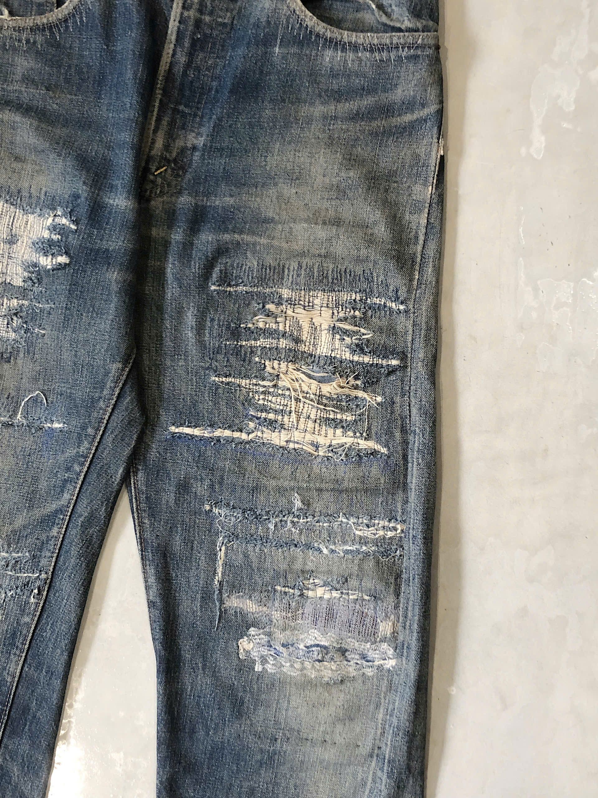 Levi's Vintage 1960s Levis 505 Denim Redline Selvedge Size US 32 / EU 48 - 4 Thumbnail