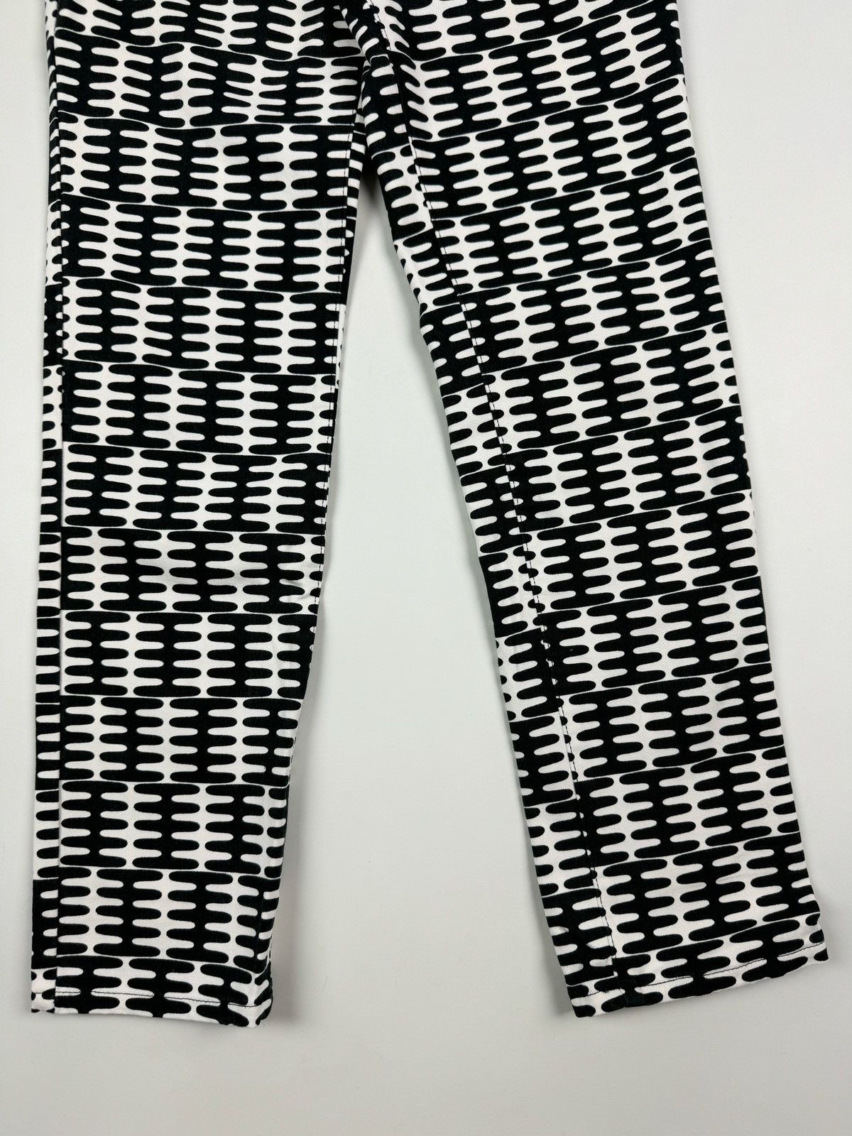 Other 1990’s Vintage Versace Jeans Couture Abstract Pattern Pants Size 26" / US 2 / IT 38 - 2 Thumbnail