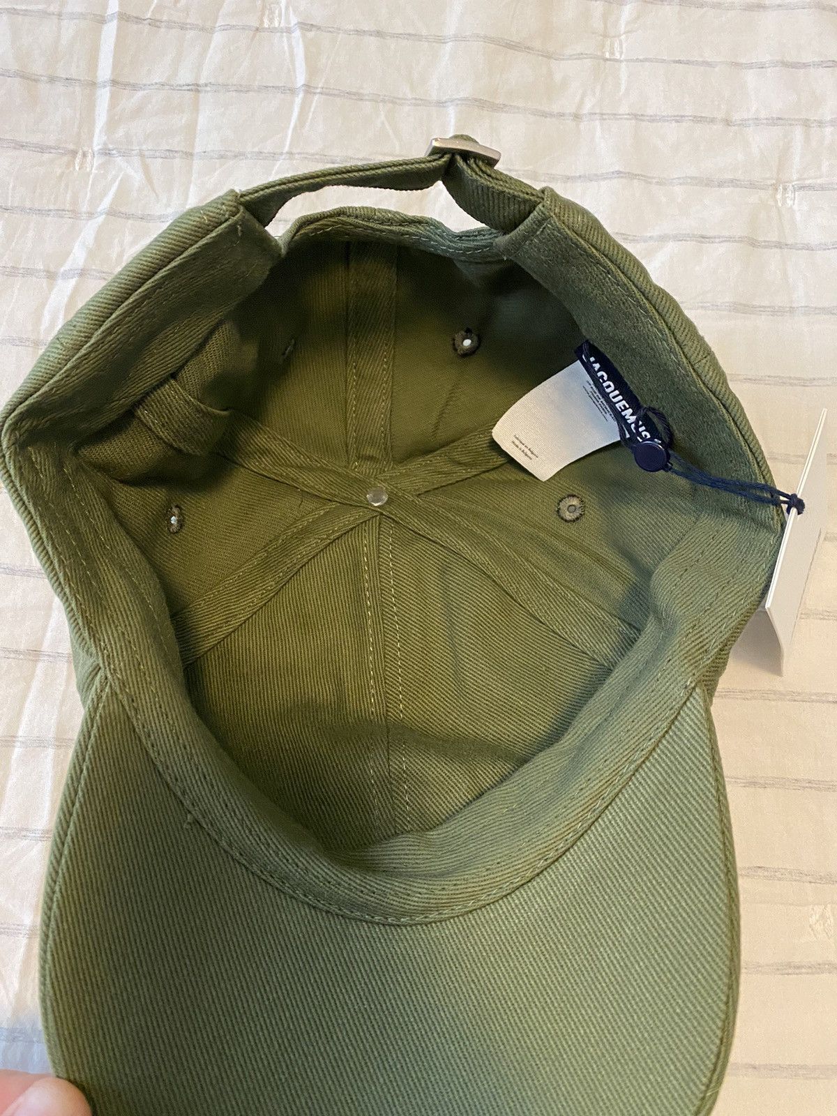 Jacquemus JACQUEMUS Les Classiques La Casquette Green Cap NWT Size ONE SIZE - 9 Thumbnail
