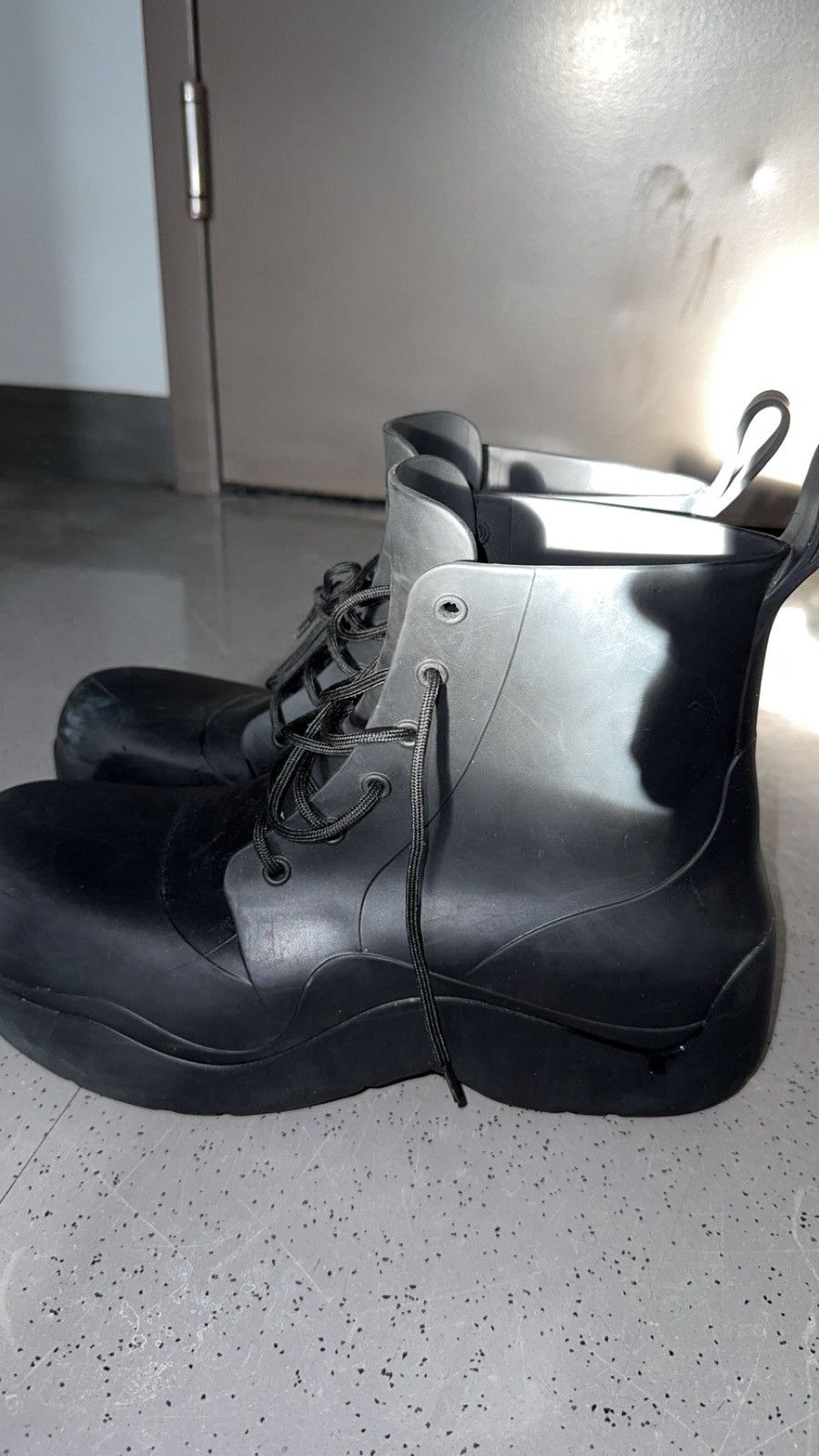 Bottega Veneta Bottega Venetta Puddle Lace Rain Boots Size US 11 / EU 44 - 3 Thumbnail