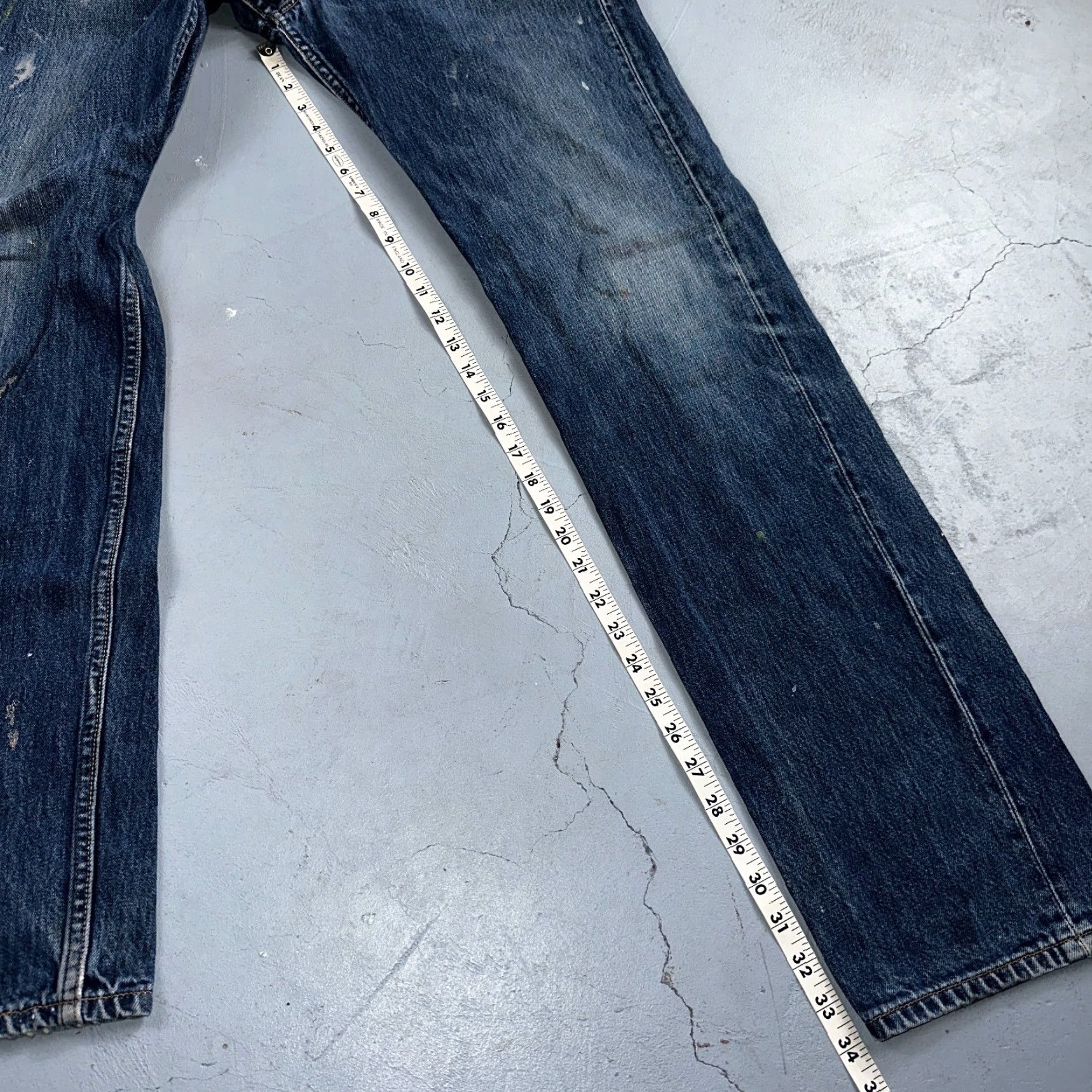 Levi's VINTAGE Levi's 501 XX Straight Leg Jeans 90s Blue Light Wash 33x36 Mens Size US 33 - 5 Thumbnail