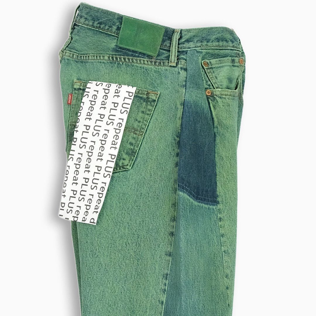 Japanese Brand × Levi's × Vintage REPEAT PLUS 002 Dirty Green 34 size (RP002G3402) Size US 34 / EU 50 - 4 Thumbnail