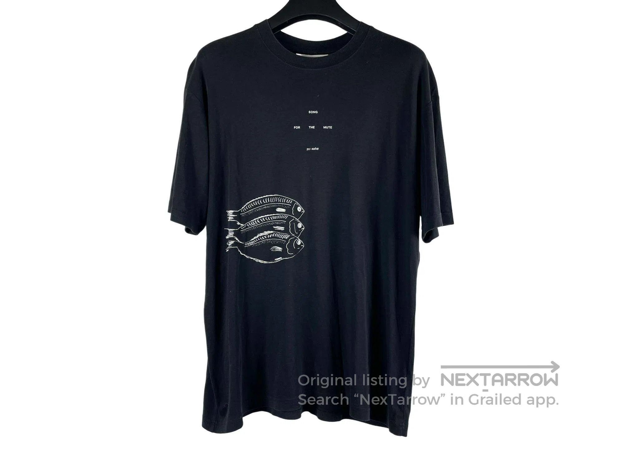 Song For The Mute Song For The Mute Black Fish Pattern Short Sleeve Size US S / EU 44-46 / 1 - 1 Thumbnail