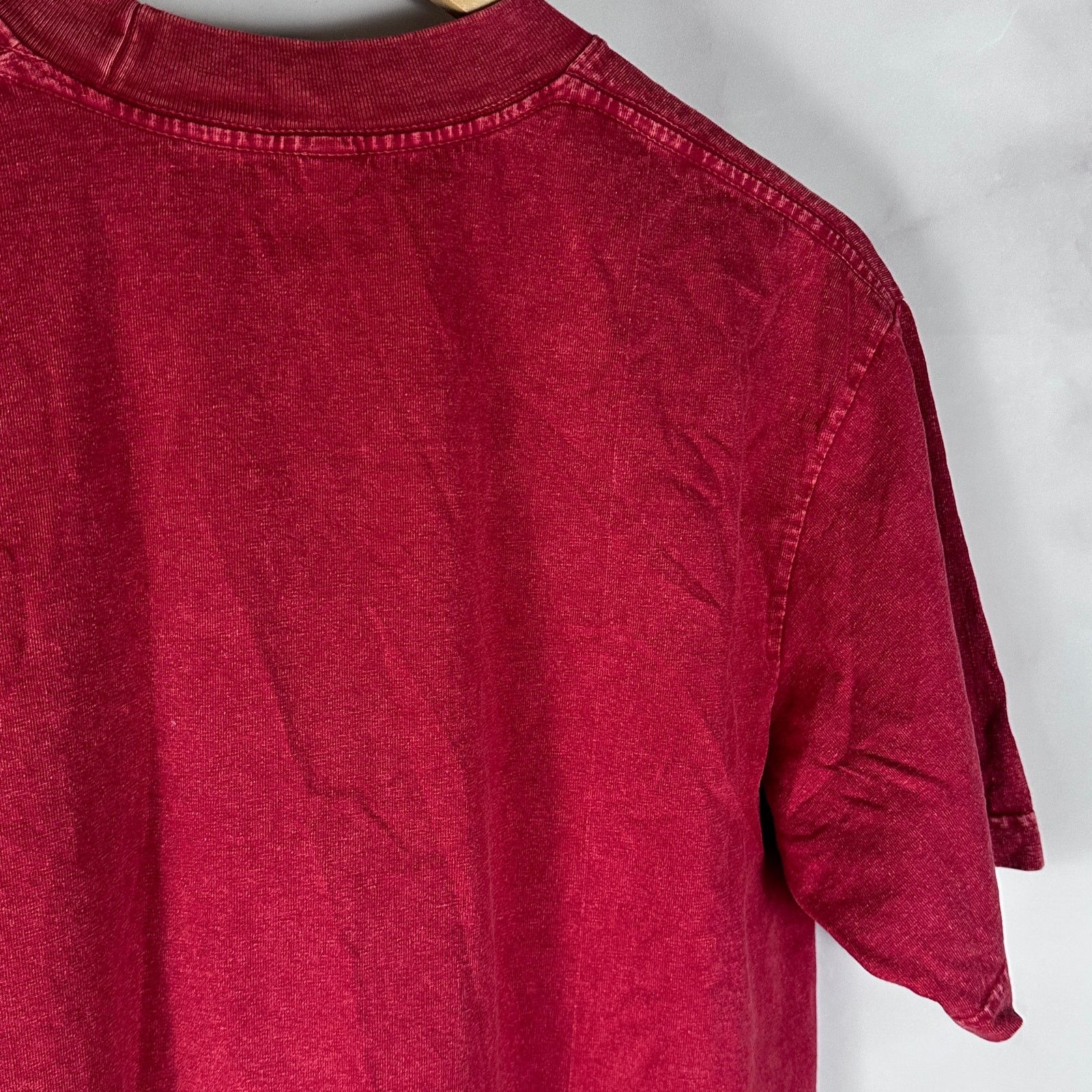 Red Overdyed Tee, Men's (Size S) — image 6 of 6