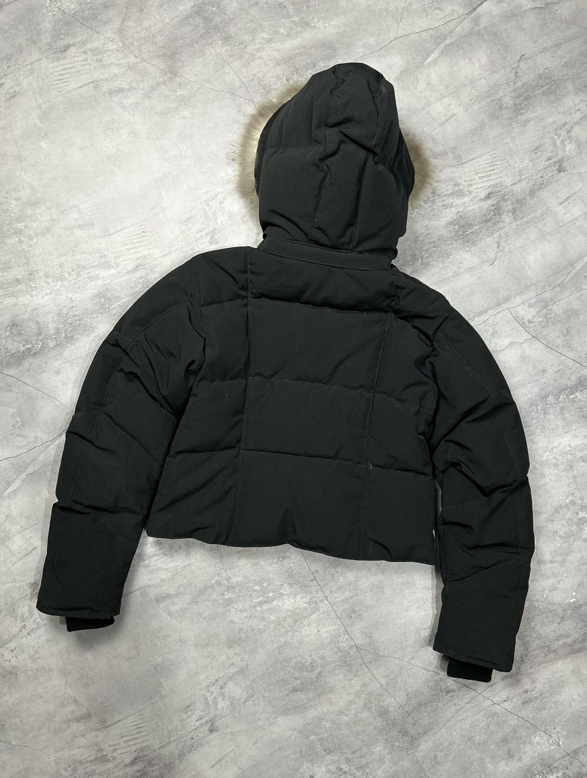 Canada Goose × Vintage Canada Goose Black Chilliwack Bomber Small Black Size S / US 4 / IT 40 - 8 Thumbnail