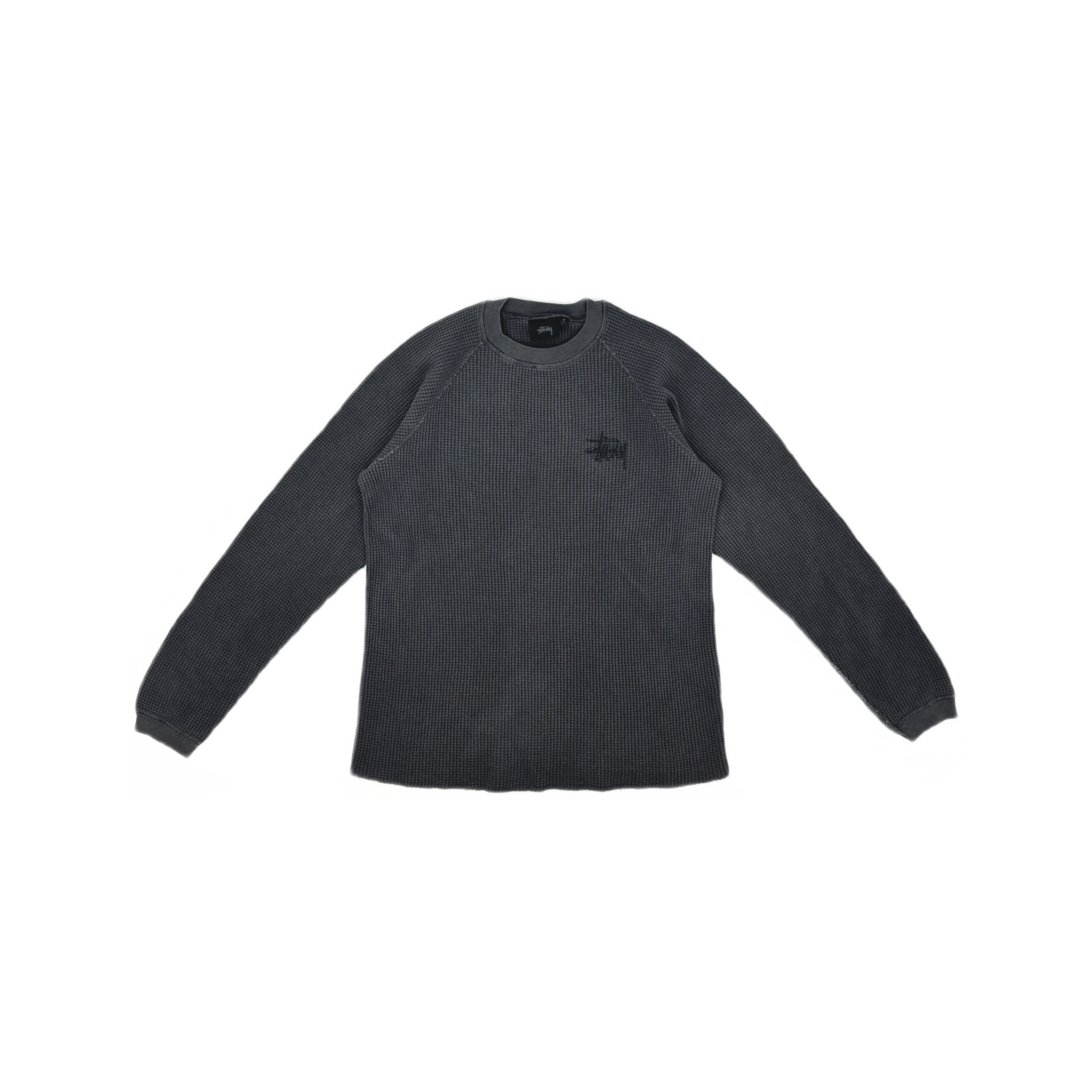 Stussy Stussy Waffle Logo Long Sleeve T-Shirt Size S Size US S / EU 44-46 / 1 - 1 Thumbnail