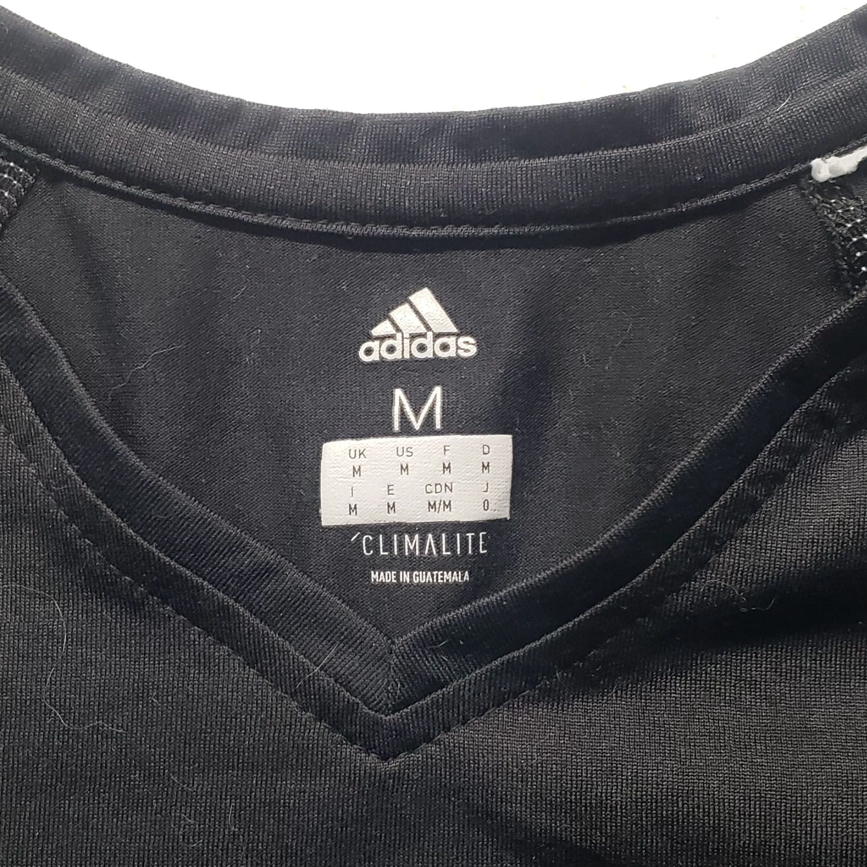 Adidas Adidas Black T-Shirt Climalite V-Neck Activewear Top Adult Women's S Small Size S / US 4 / IT 40 - 2 Thumbnail