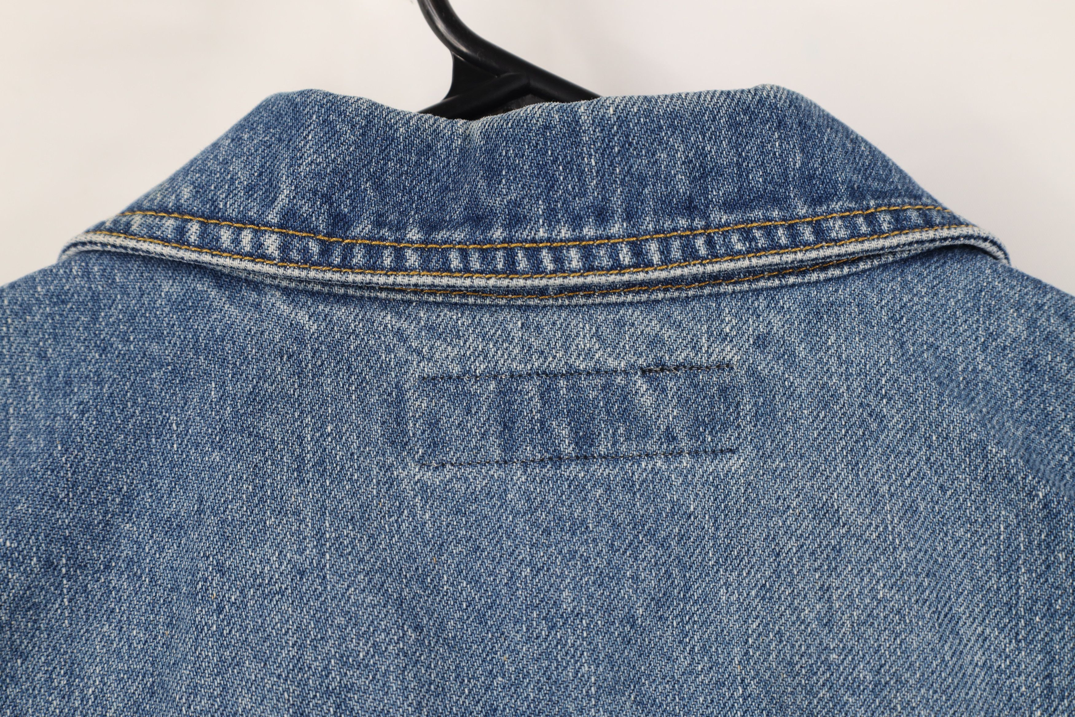 Express Vintage Y2K Express Babydoll Cropped Denim Trucker Jacket Size M / US 6-8 / IT 42-44 - 11 Thumbnail