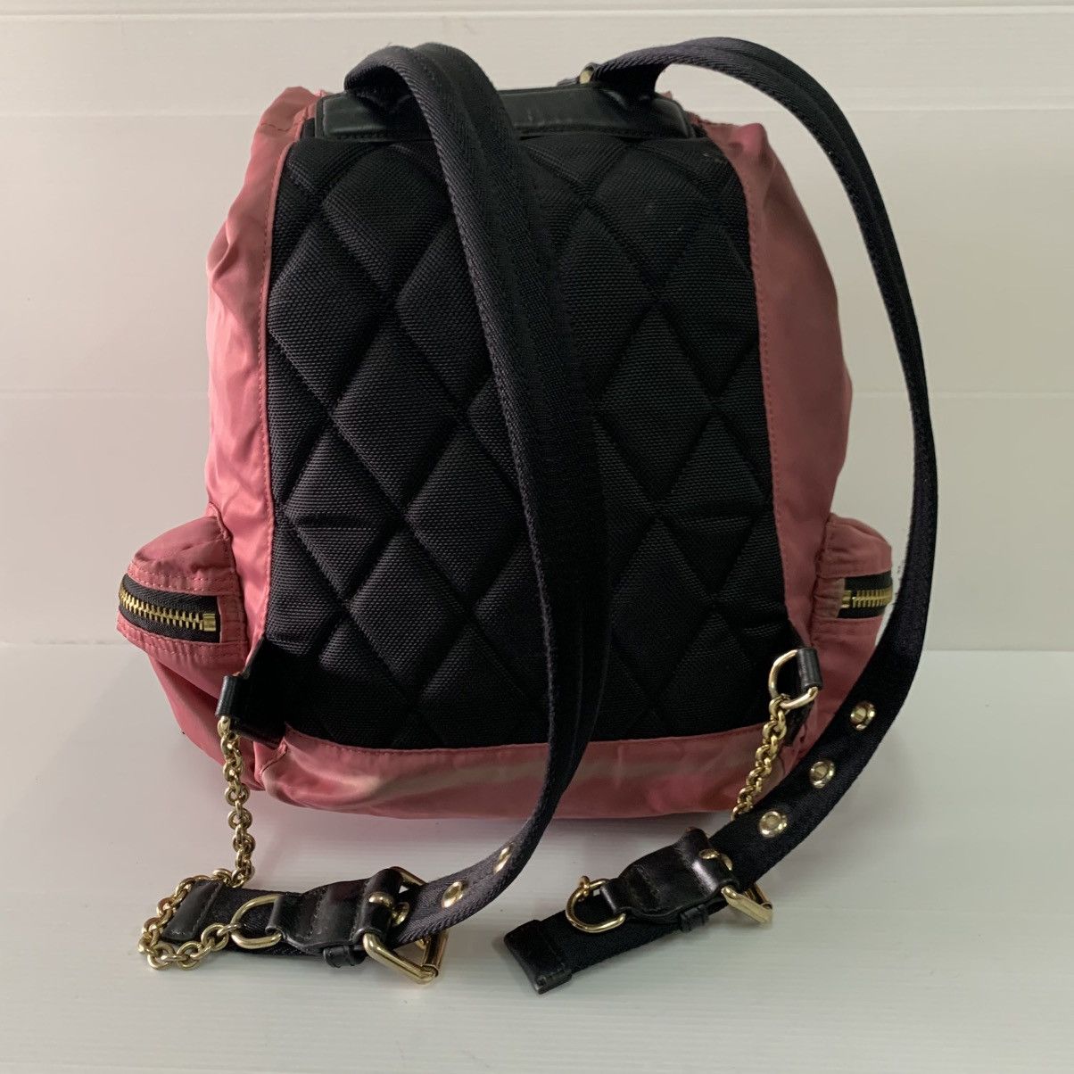 Burberry Burberry Canvas Nylon Pink Backpack Size ONE SIZE - 8 Thumbnail
