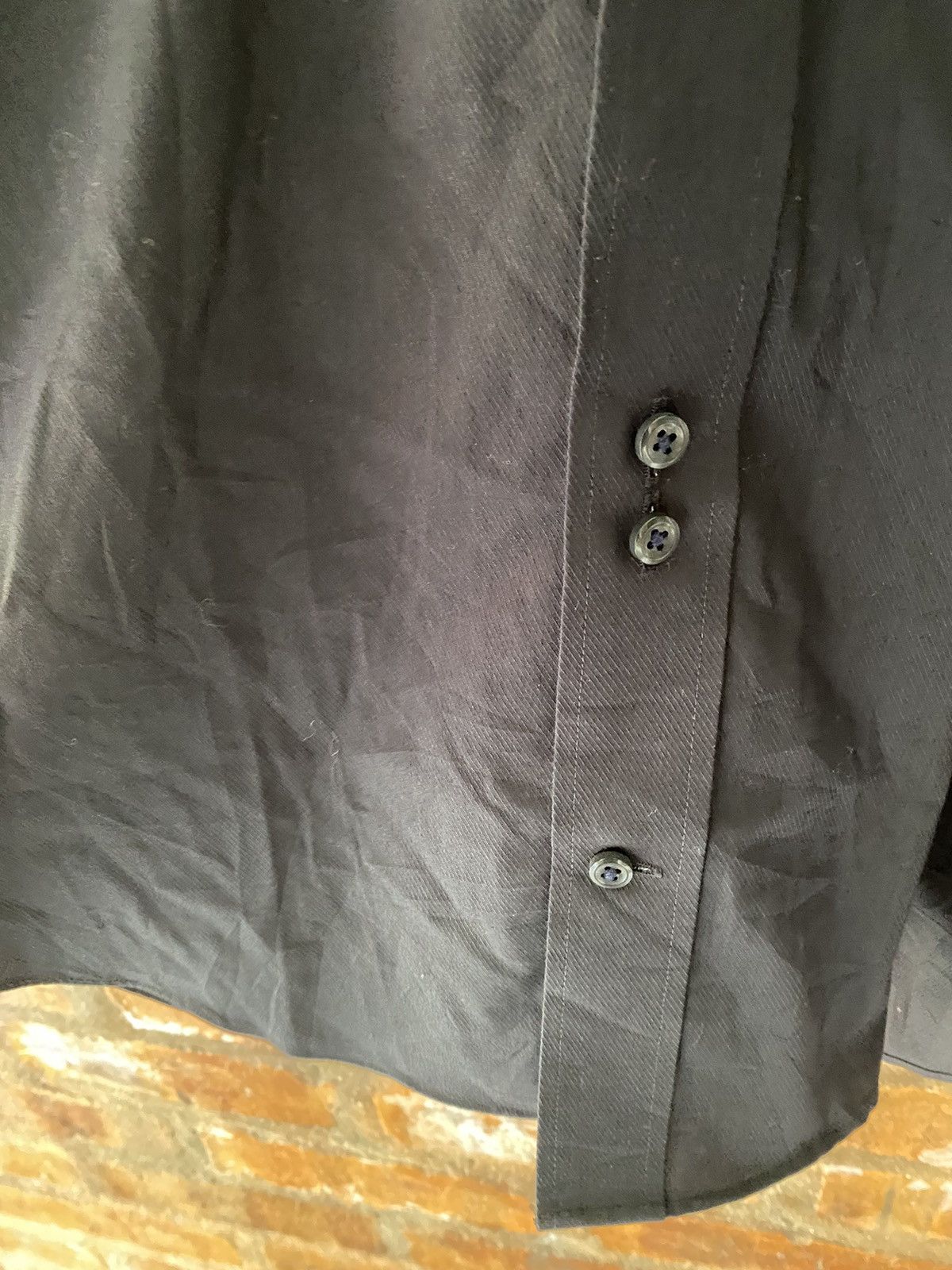 Tete Homme 2000s Tete Homme black vampire double collar multi button Size US M / EU 48-50 / 2 - 8 Thumbnail