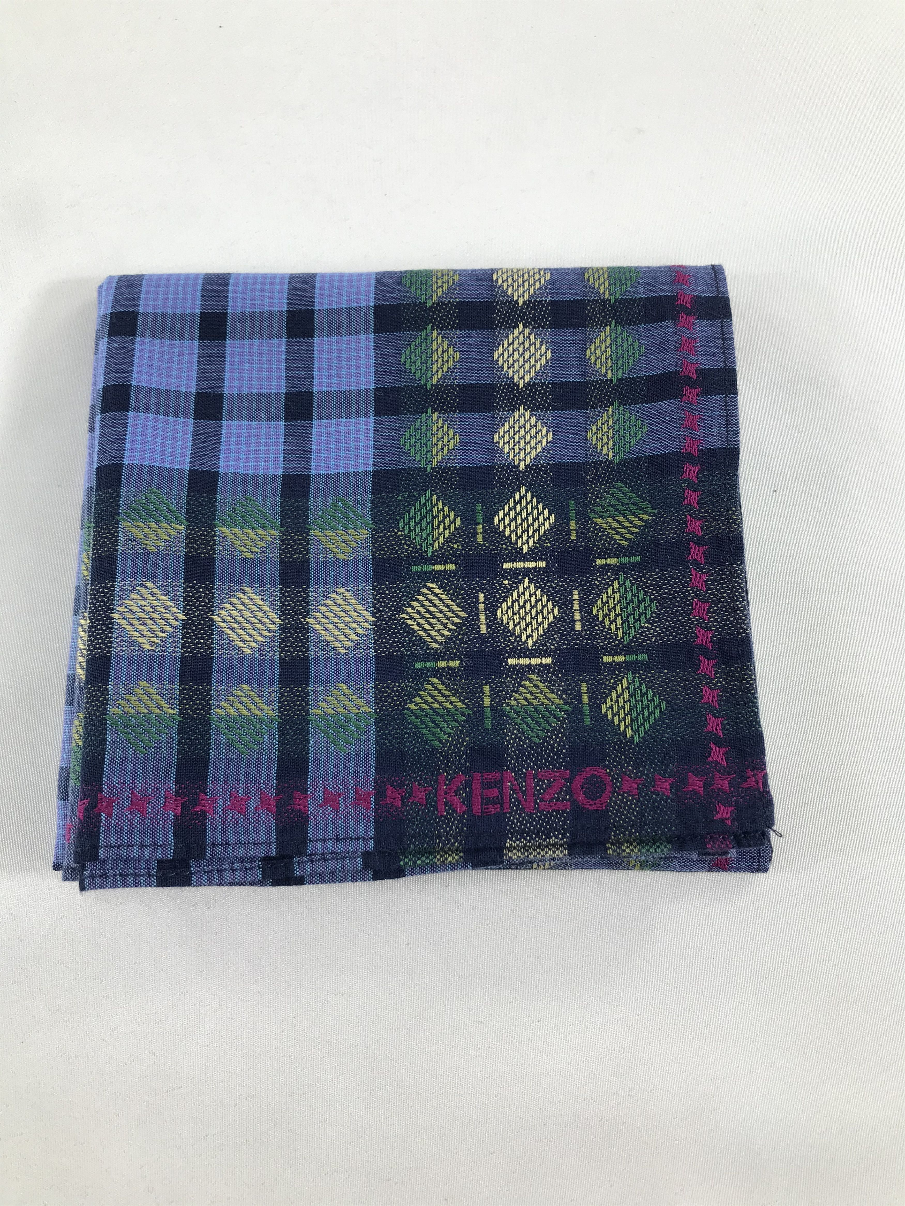 Japanese Brand × Kenzo × Vintage Kenzo Handkerchief Neckerchief Bandana H02 Size ONE SIZE - 5 Thumbnail