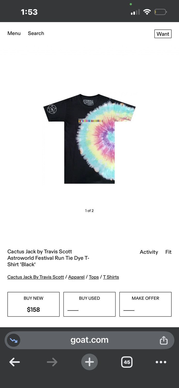 Travis Scott Cactus jack by Travis Scott Size US XL / EU 56 / 4 - 2 Thumbnail