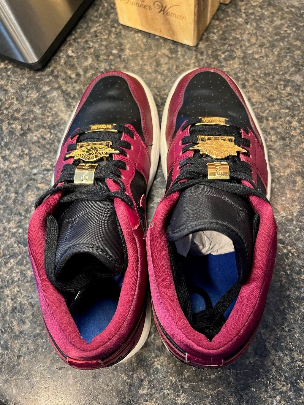 Nike Nike Air Jordan 1 Low SE Dark Beetroot Womans 10.5 Size US 10.5 / IT 40.5 - 8 Thumbnail
