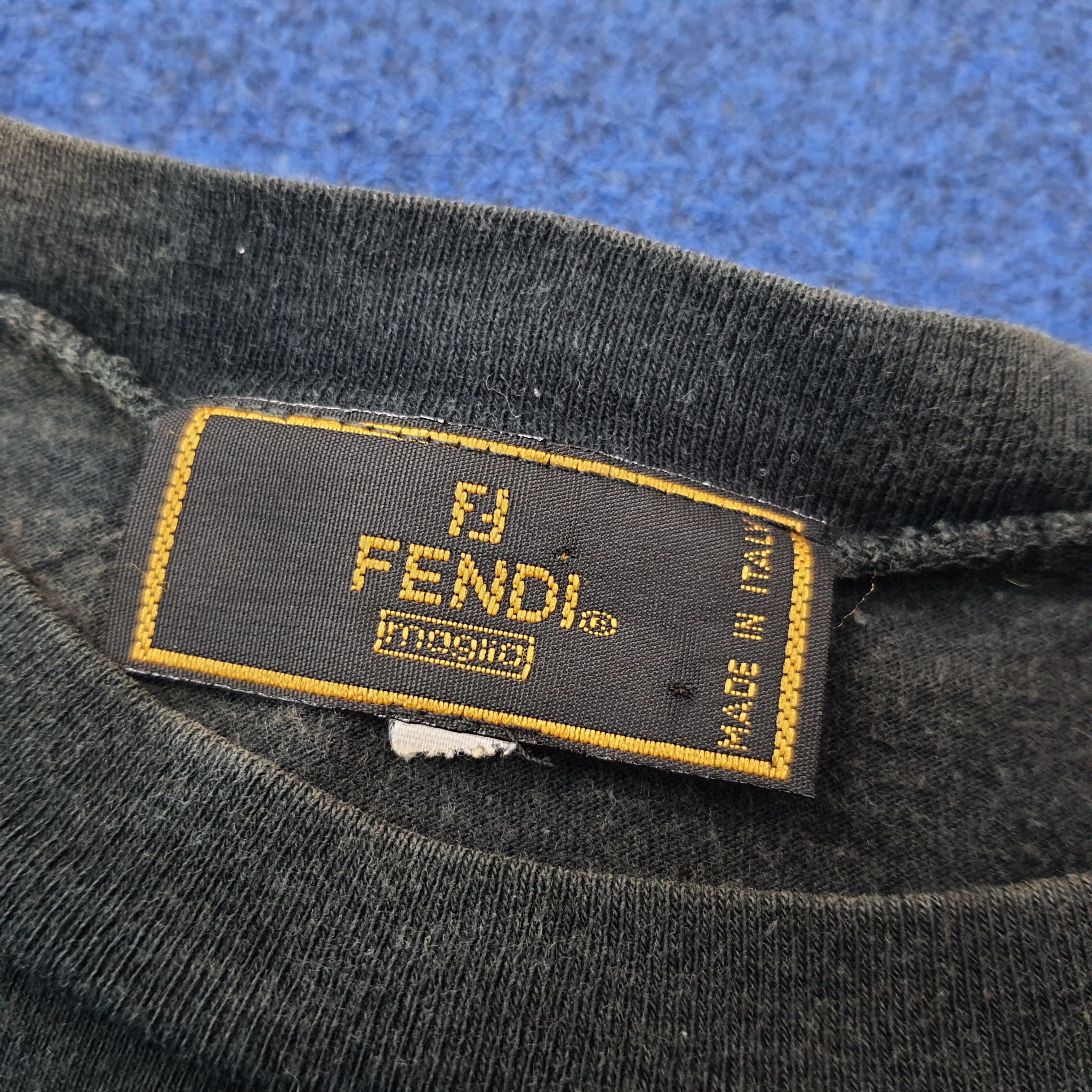 Fendi Vintage FENDI Luxury Brand Tshirt C223N7 Size US M / EU 48-50 / 2 - 4 Thumbnail