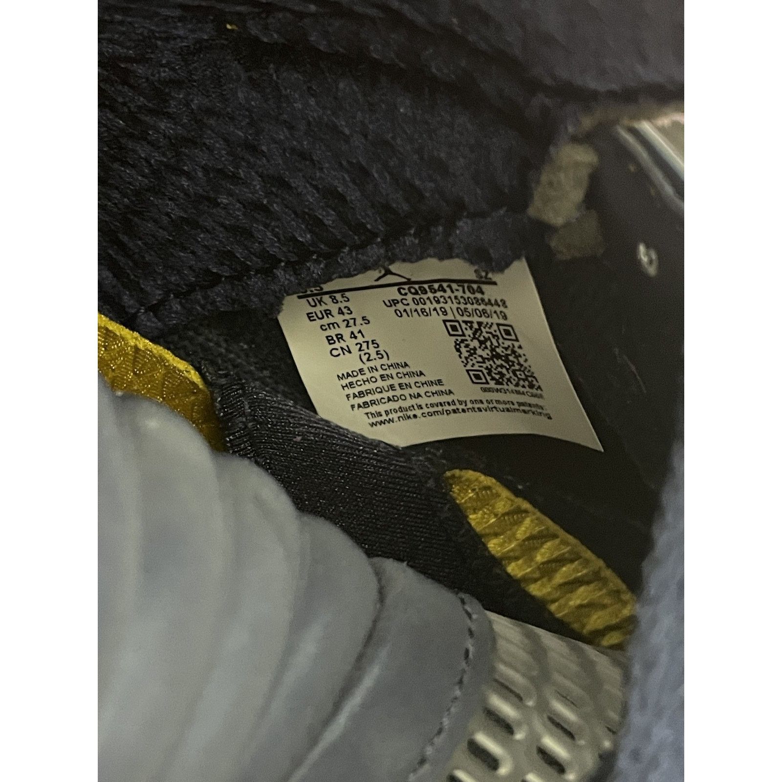 Jordan Brand JORDAN 5 MICHIGAN SIZE 9.5 PREOWNED Size US 9.5 / EU 42-43 - 6 Thumbnail