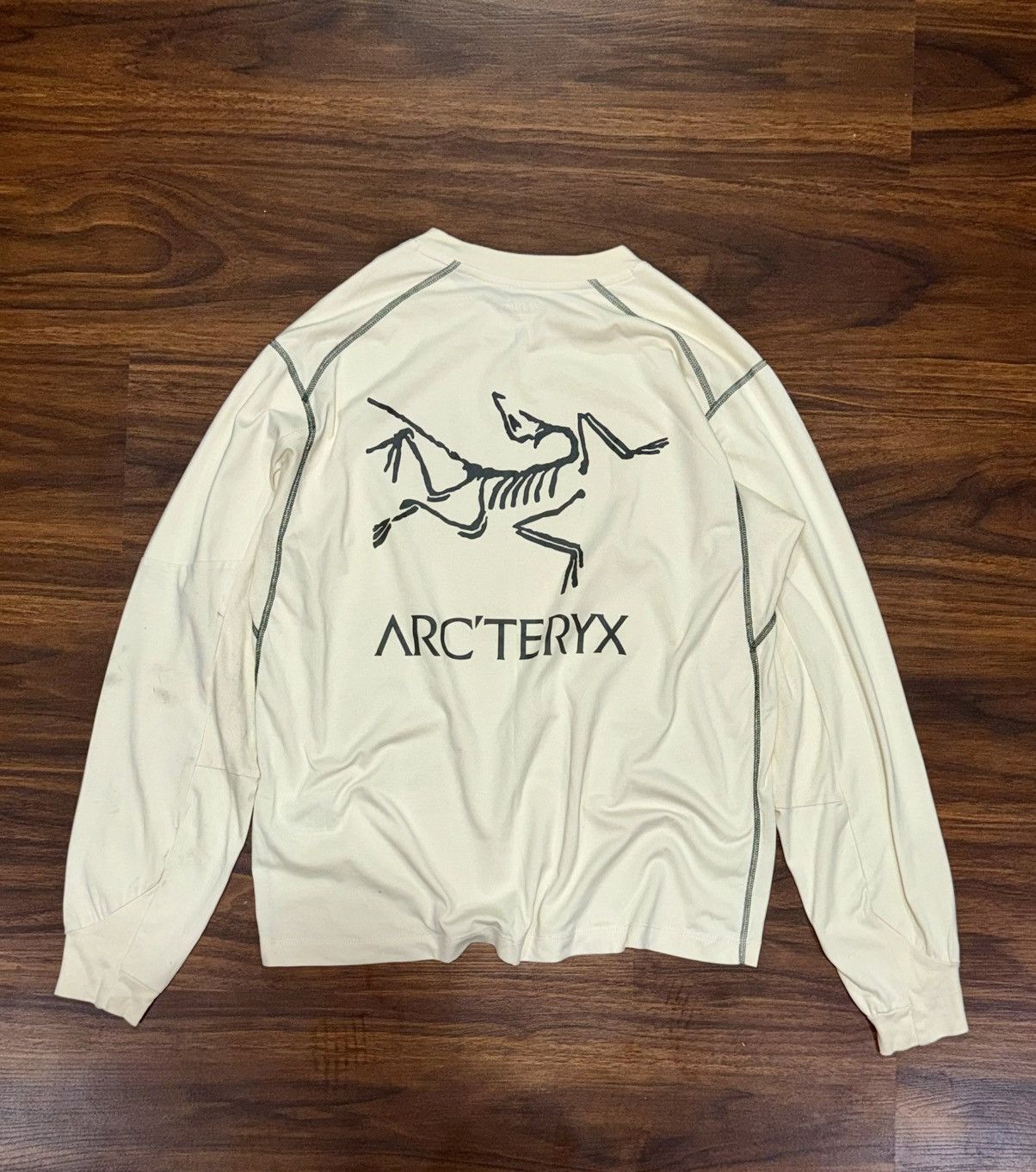Arc'teryx Arcteryx System A Copal Long Sleeve Bird Tee Chalk | Grailed