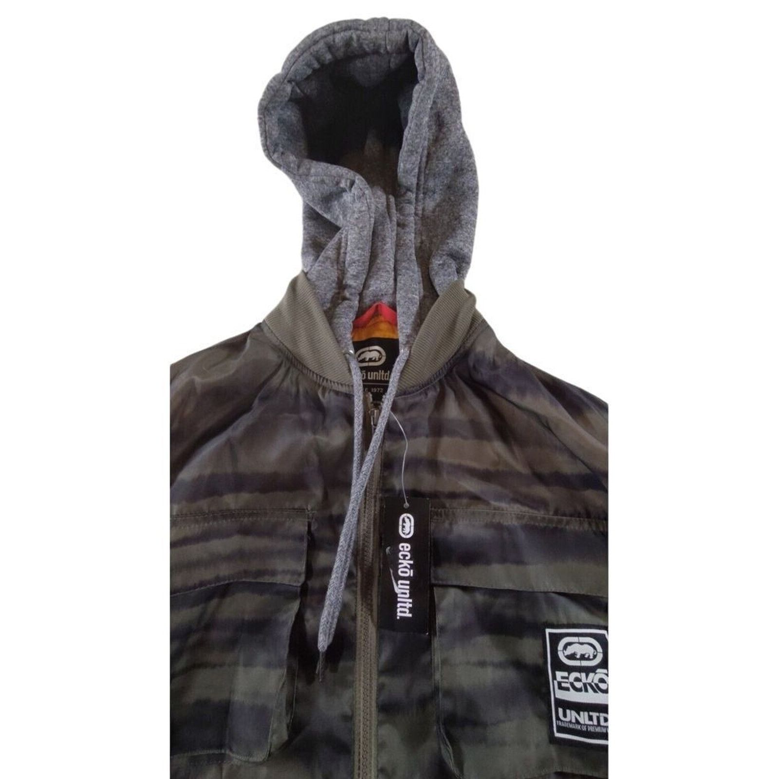 Ecko Unltd. Ecko Unltd Jacket Hooded Mens Small Rhino Lined grunge Size US S / EU 44-46 / 1 - 9 Thumbnail